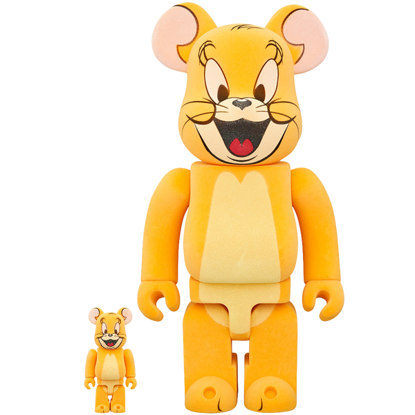 BE@RBRICK JERRY（Classic Color） FLOCKY Ver. 100％ & 400％ (TOM