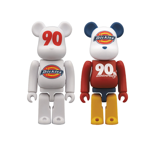 Dickies 90th BE@RBRICK WHITE Ver. / LOGO Color Ver.