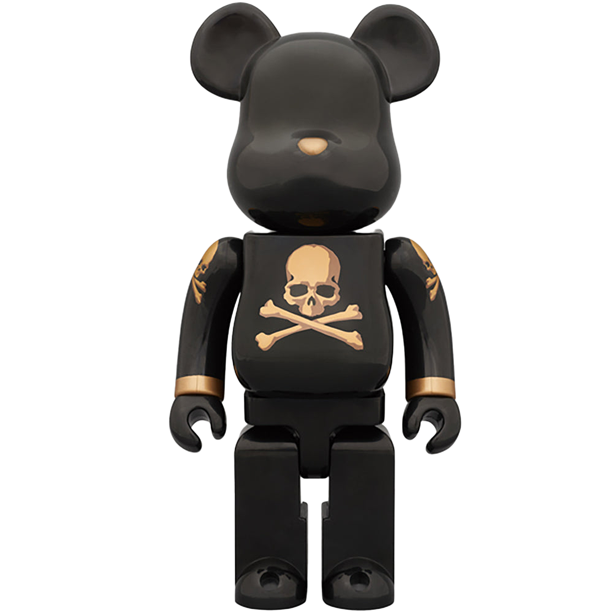 BE@RBRICK mastermind JAPAN BLACK & GOLD 100% & 400%