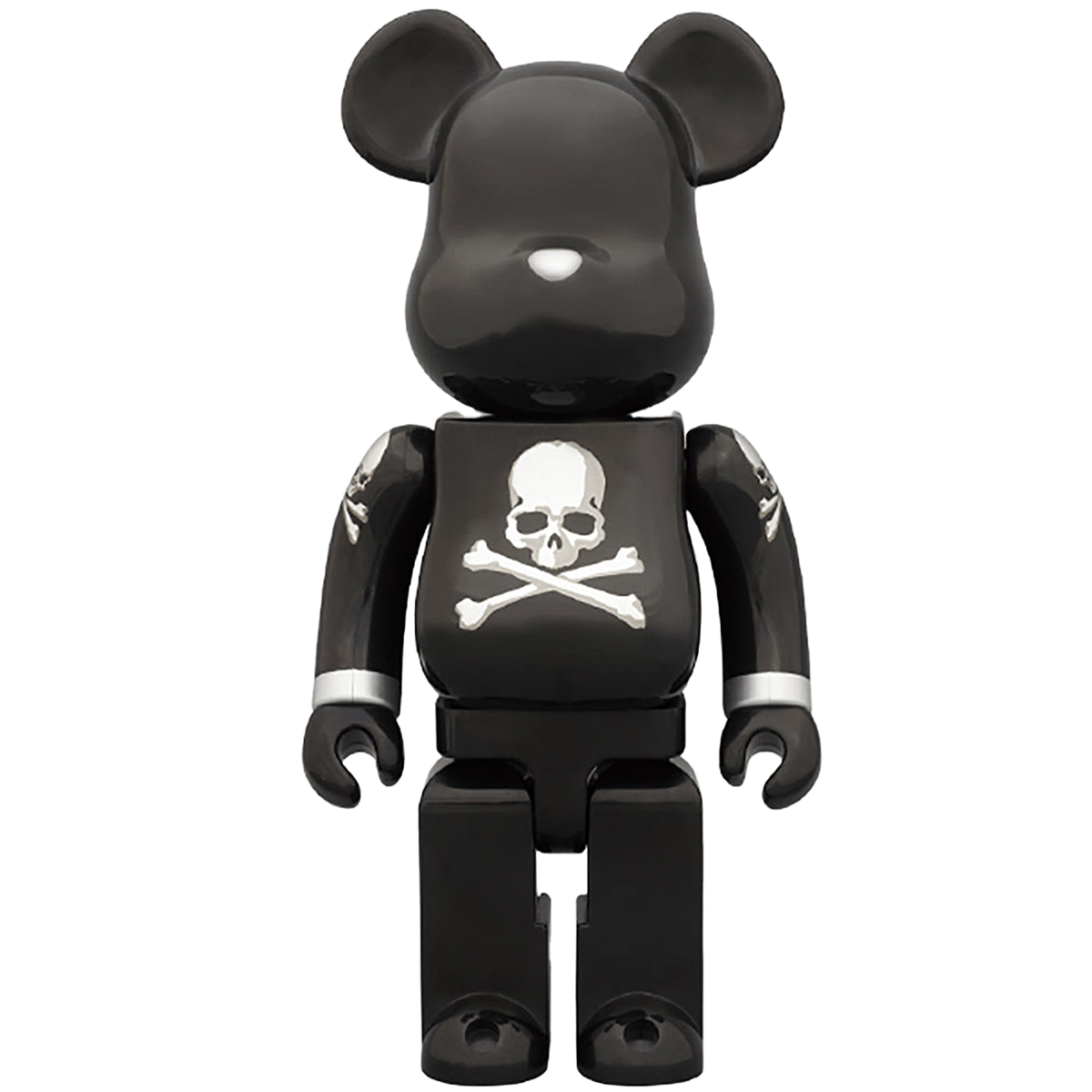 BE@RBRICK mastermind JAPAN BLACK & SILVER  100% & 400%