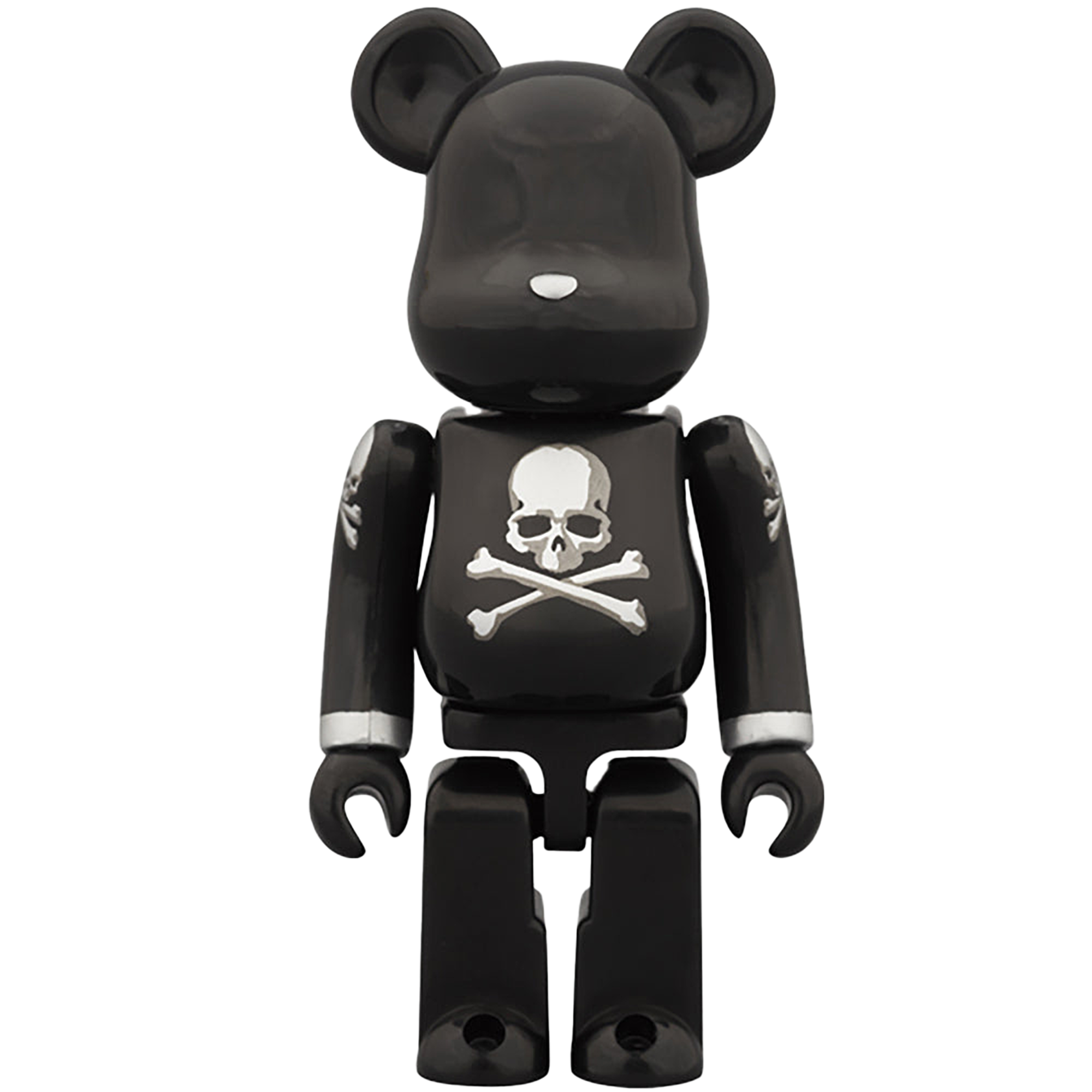 BE@RBRICK mastermind JAPAN BLACK & SILVER  100% & 400%
