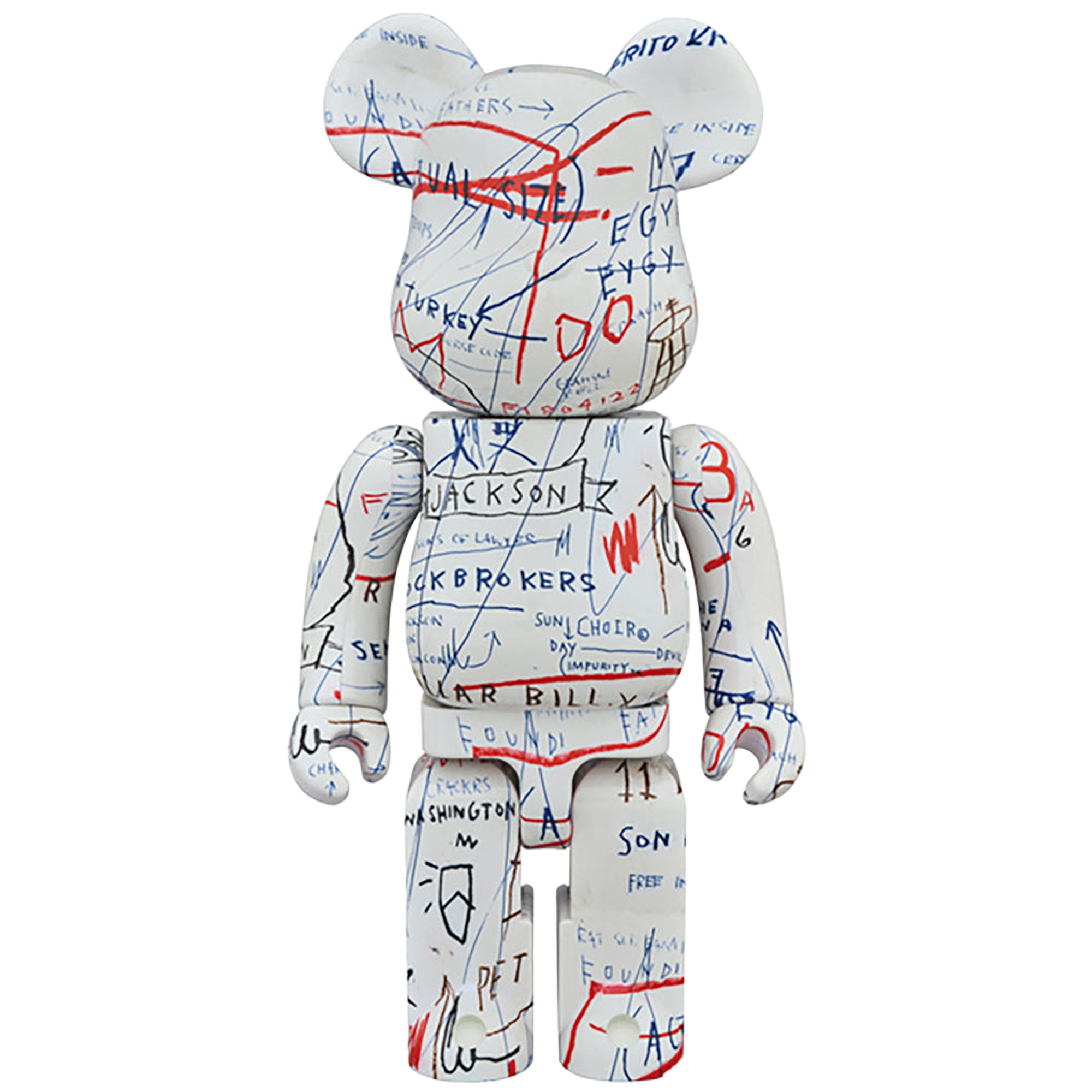 BE@RBRICK JEAN-MICHEL BASQUIAT #2 100％ & 400％