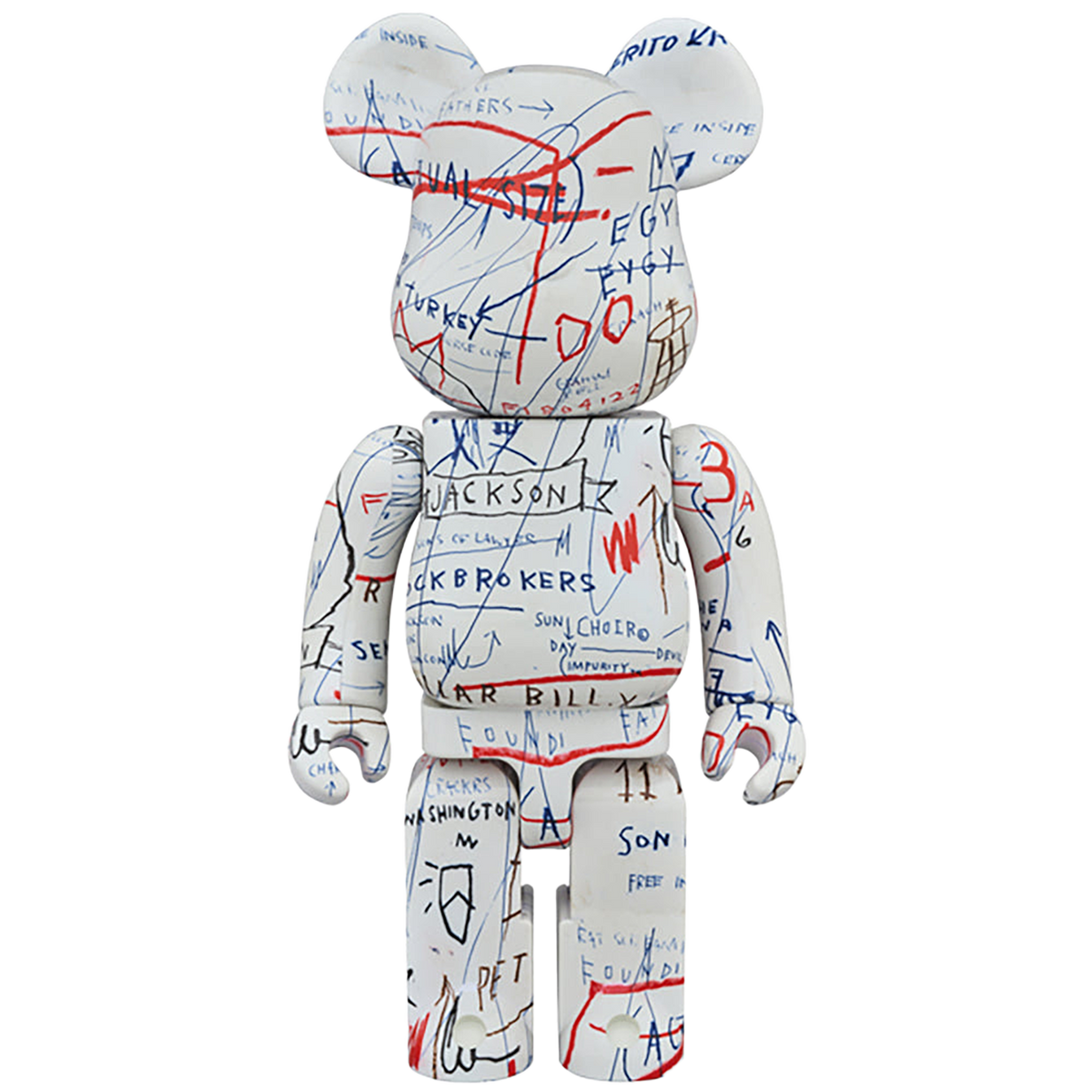 BE@RBRICK JEAN-MICHEL BASQUIAT #2 100％ & 400％