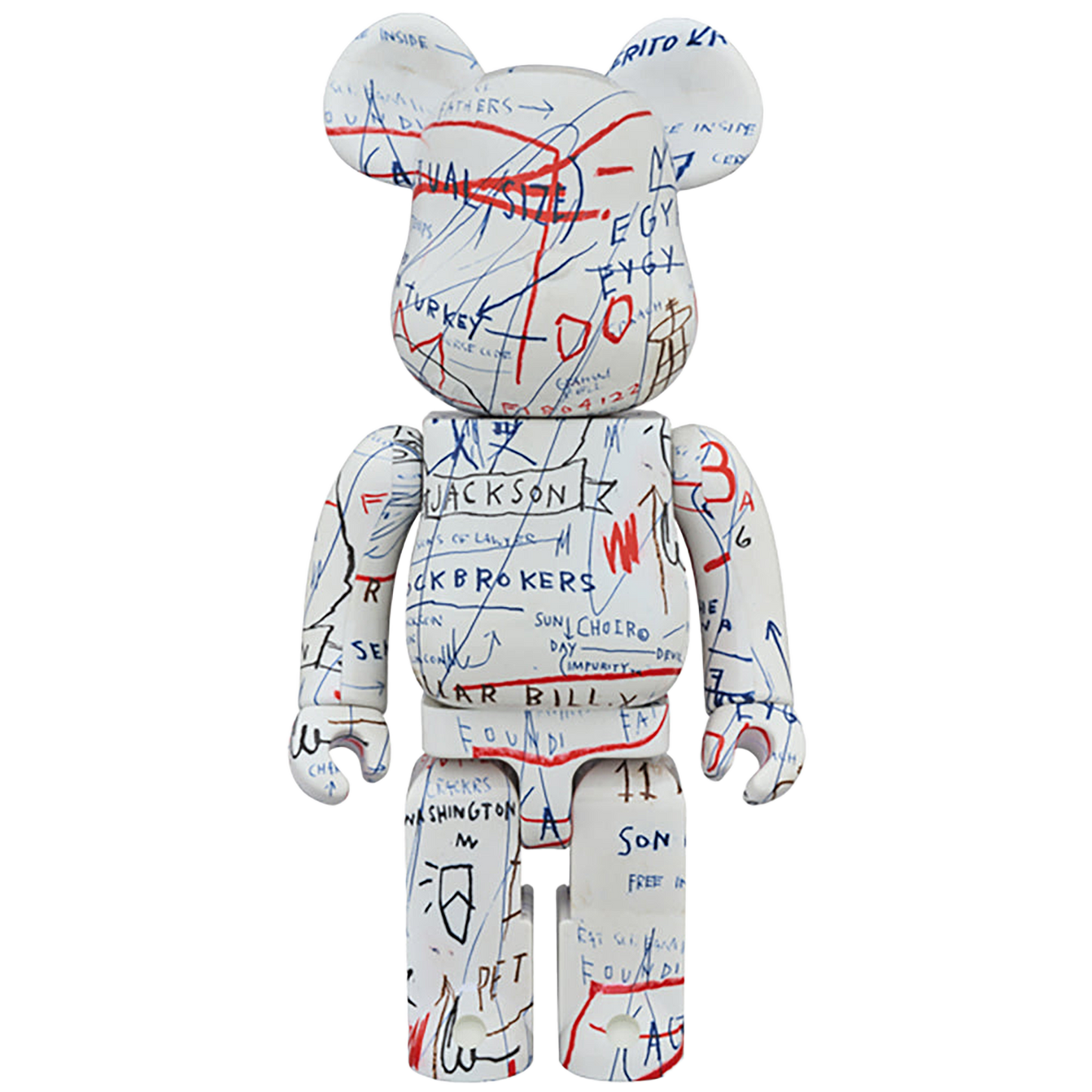 BE@RBRICK JEAN-MICHEL BASQUIAT #2 100％ & 400％