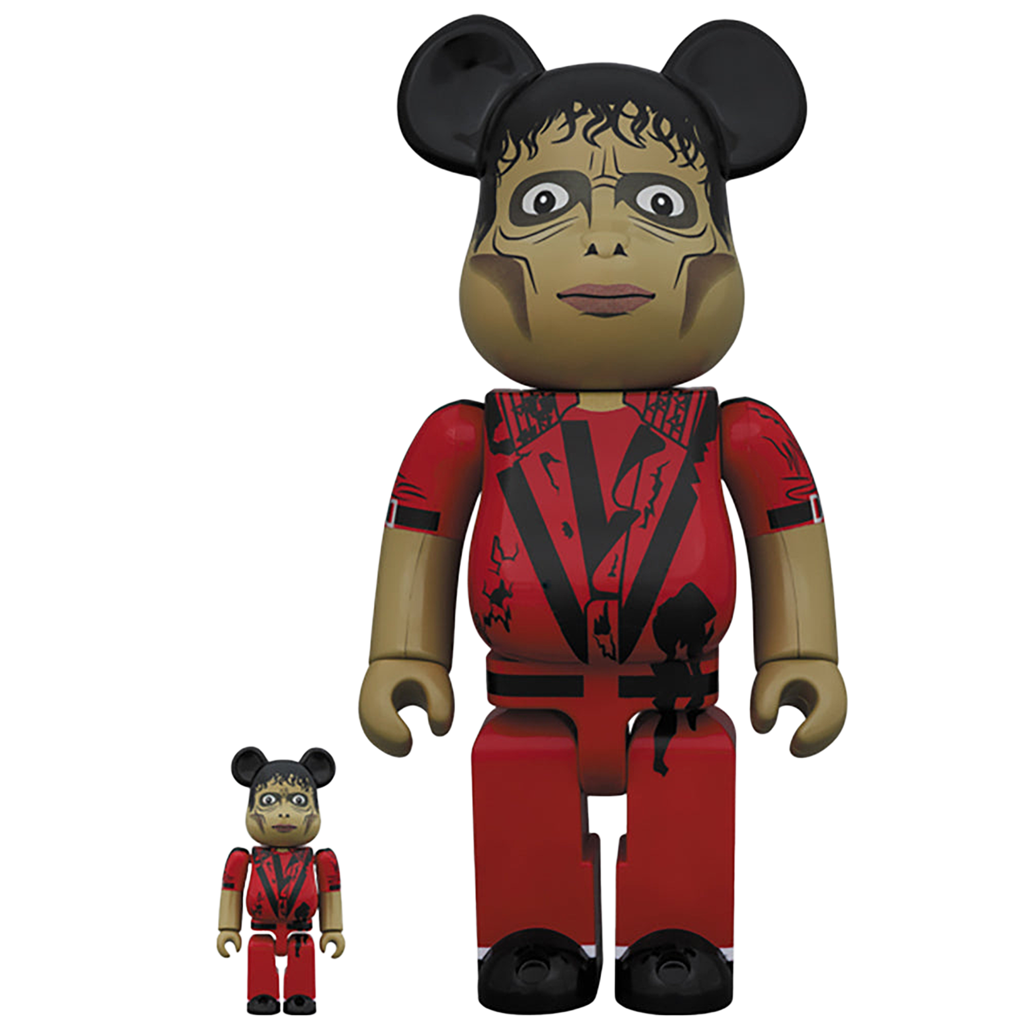 BE@RBRICK Michael Jackson Zombie 100％ & 400％