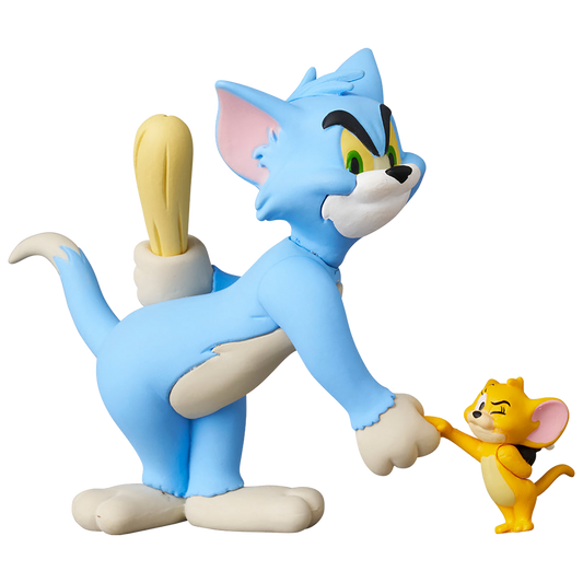 UDF TOM AND JERRY Classic Color Ver. TOM w/ CLUB and JERRY w/ BOMB
