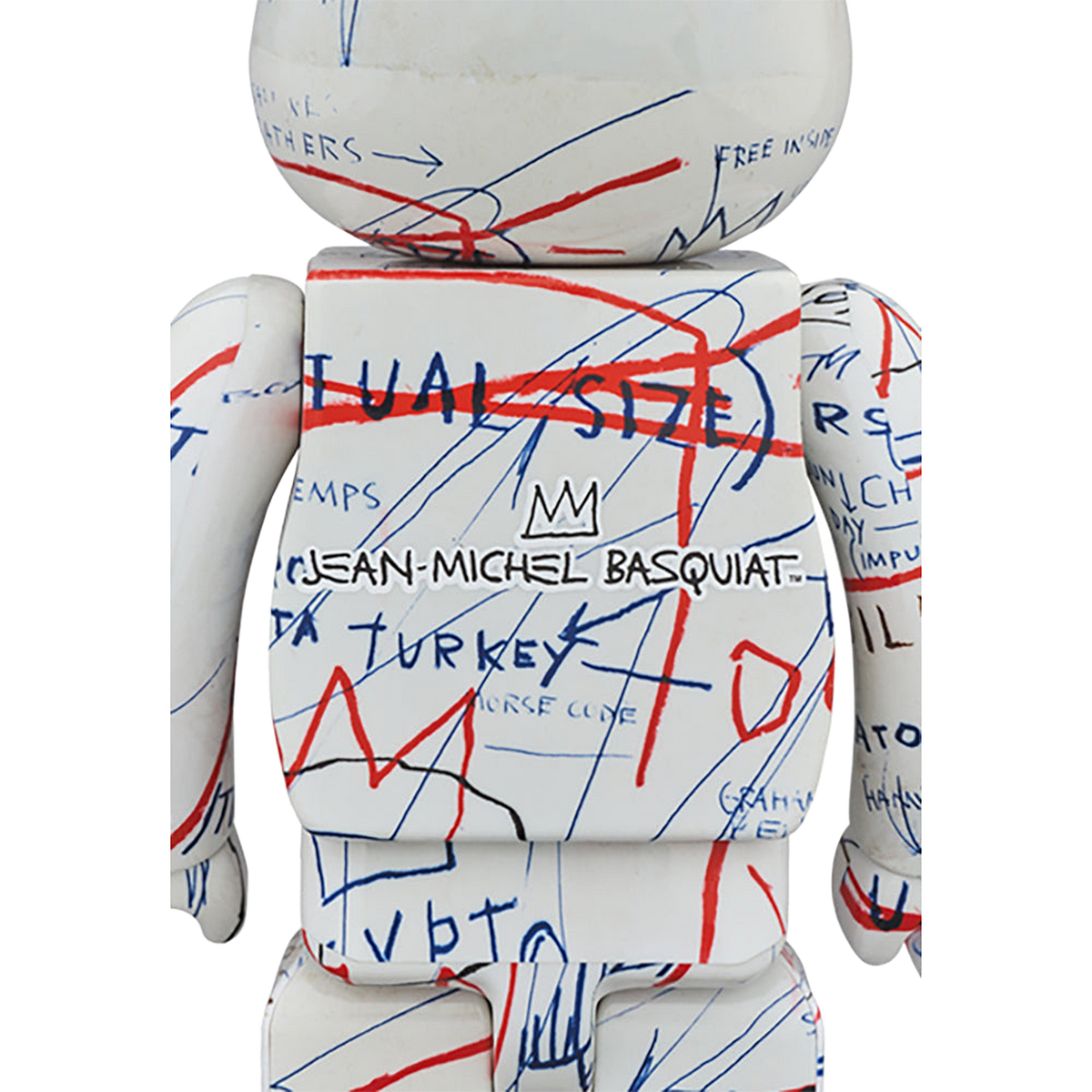 BE@RBRICK JEAN-MICHEL BASQUIAT #2 100％ & 400％