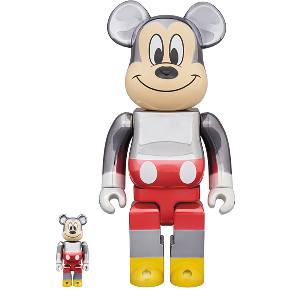 BE@RBRICK fragmentdesign MICKEY MOUSE COLOR Ver.100％ & 400％_0