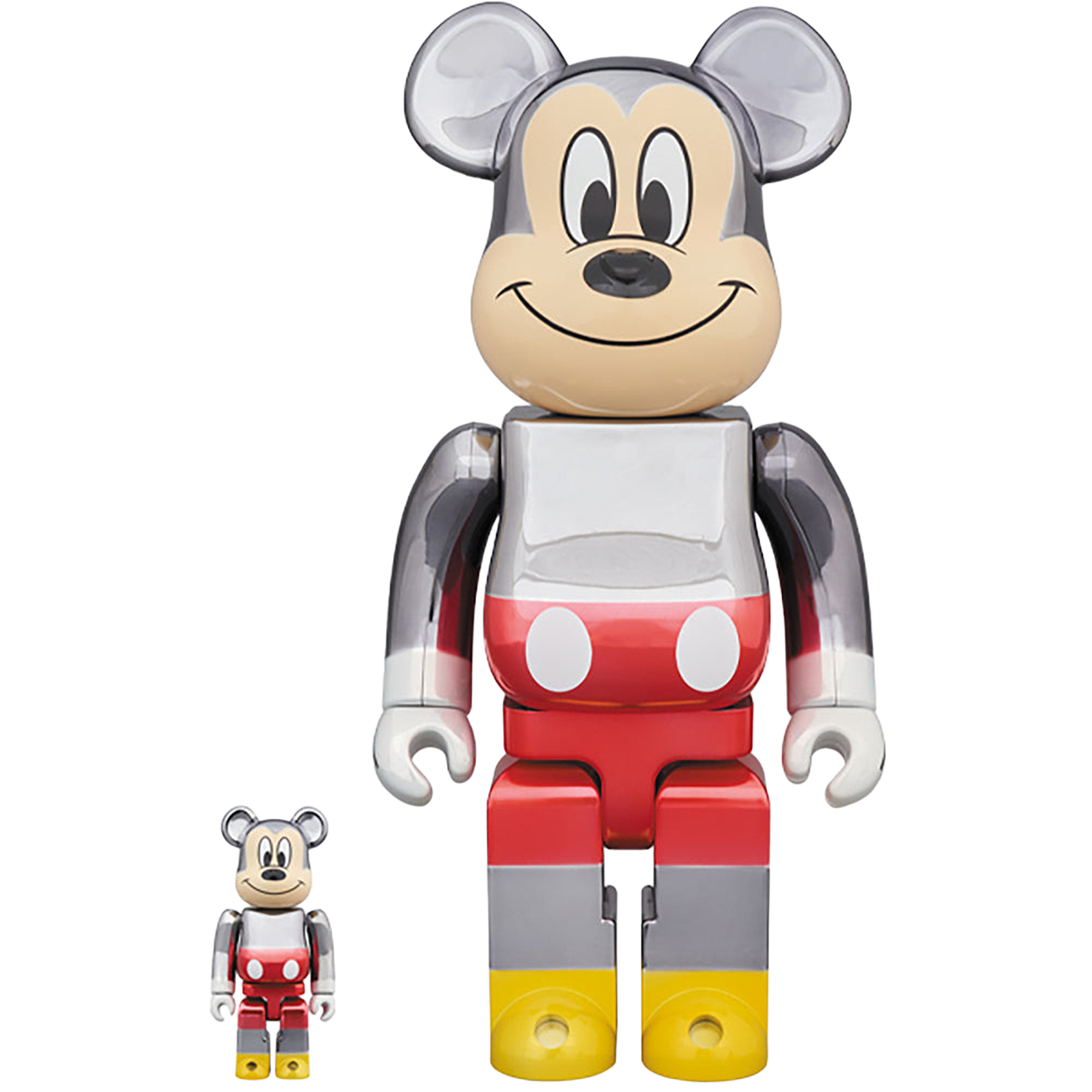 BE@RBRICK fragmentdesign MICKEY MOUSE COLOR Ver.100％ & 400％