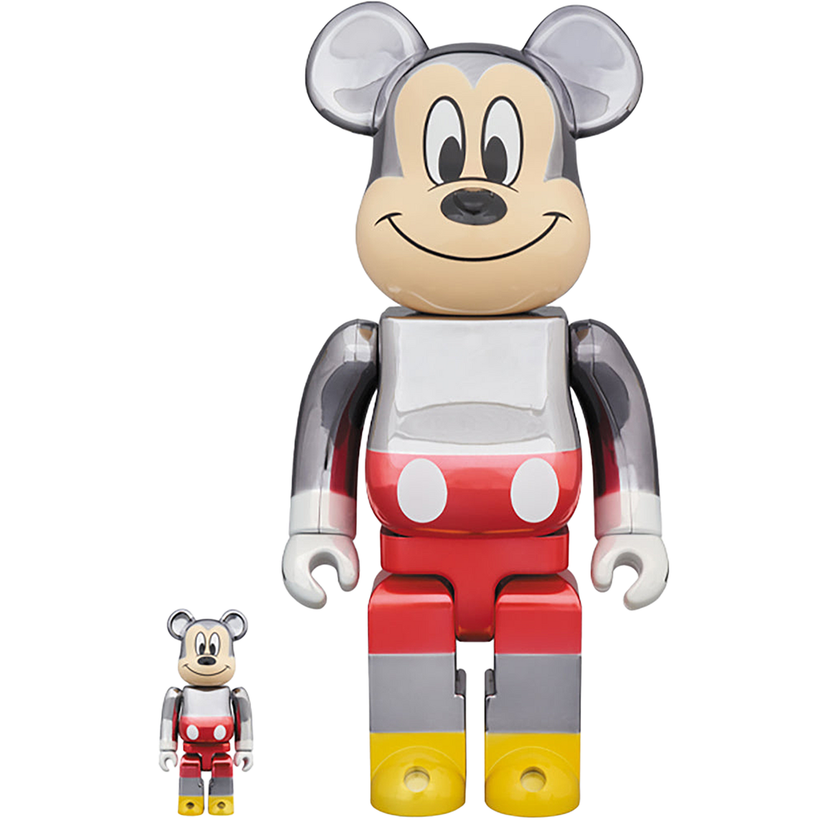 BE@RBRICK fragmentdesign MICKEY MOUSE COLOR Ver.100％ & 400％