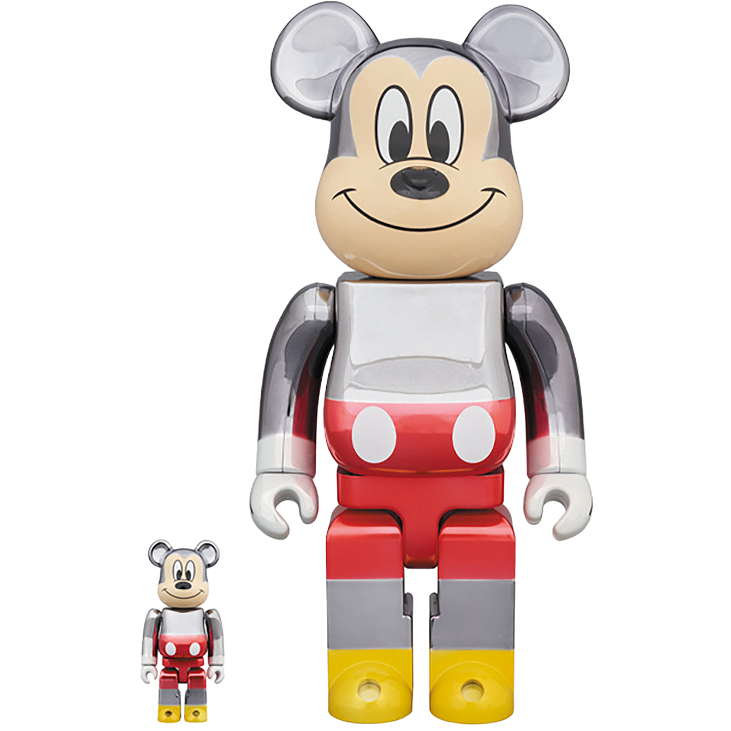 BE@RBRICK fragmentdesign MICKEY MOUSE COLOR Ver.100％ & 400％