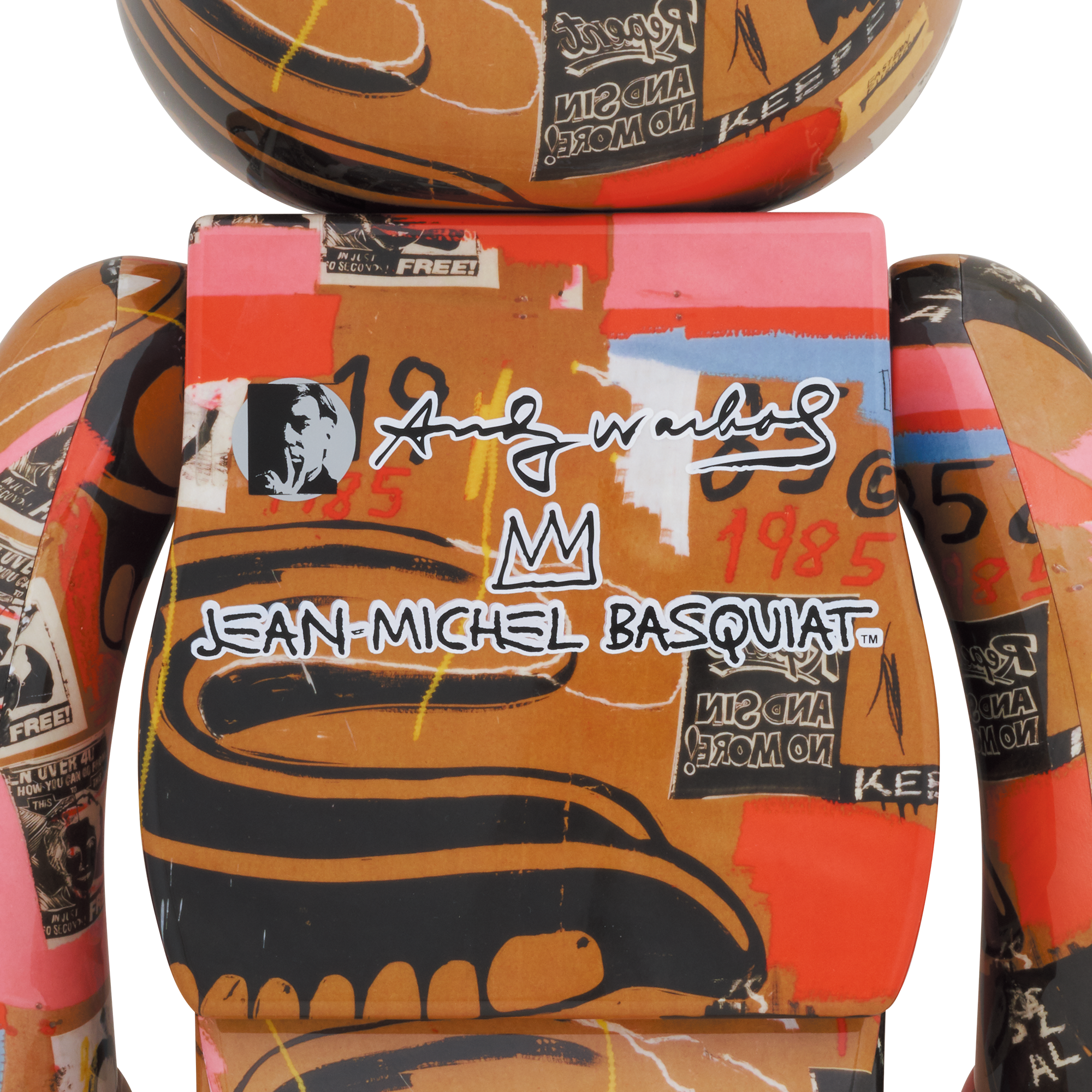 BE@RBRICK Andy Warhol × JEAN-MICHEL BASQUIAT #2 1000％ | MEDICOM