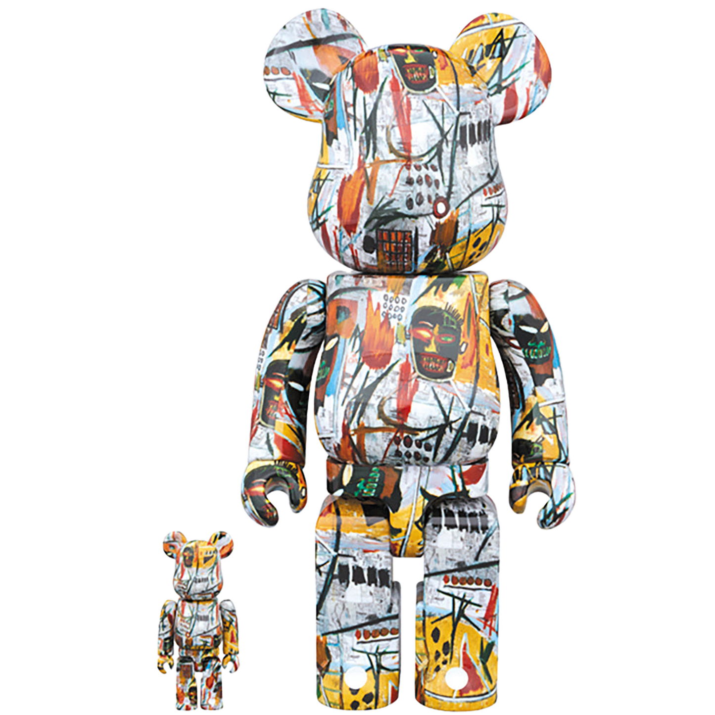 BE@RBRICK JEAN-MICHEL BASQUIAT 100％ & 400％