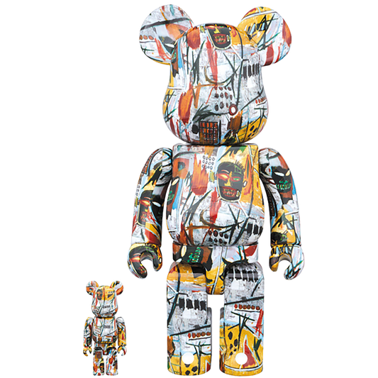 BE@RBRICK JEAN-MICHEL BASQUIAT 100％ & 400％