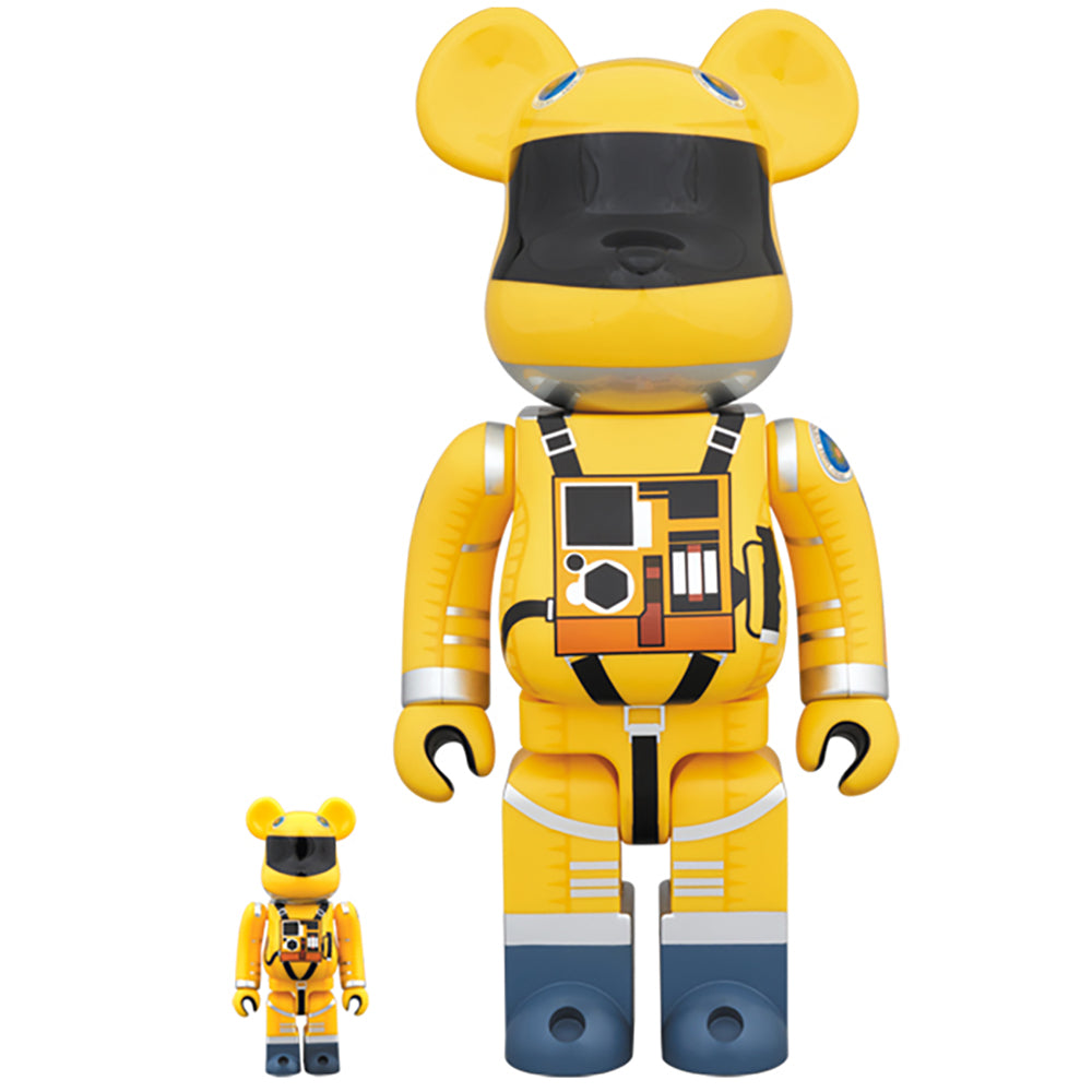 BE@RBRICK SPACE SUIT YELLOW Ver.100％ & 400％_0