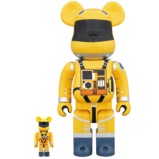 BE@RBRICK SPACE SUIT YELLOW Ver.100％ & 400％