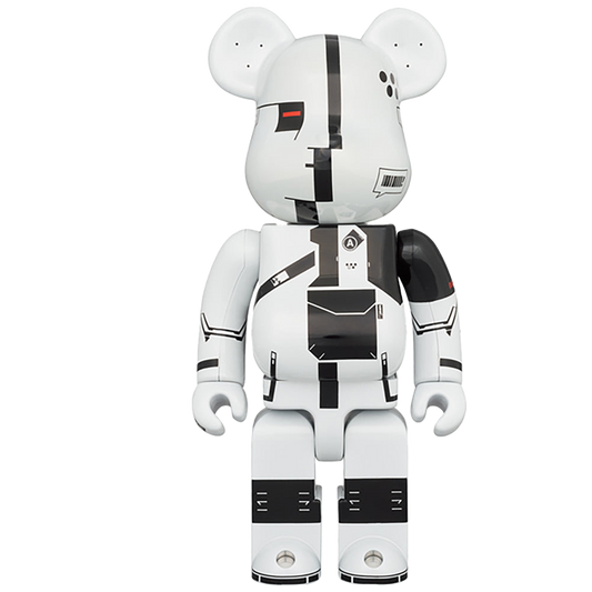 BE@RBRICK ΛCRONYM (R) WHITE CHROME 100％ & 400％