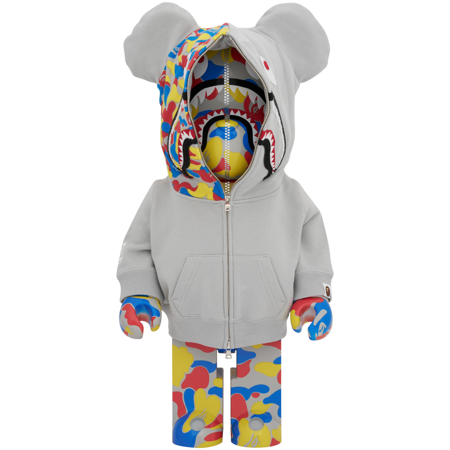 BE@RBRICK BAPE(R) CAMO SHARK MCT 30th ANNIV. 100％ & 400％ 3 PCS SET_2