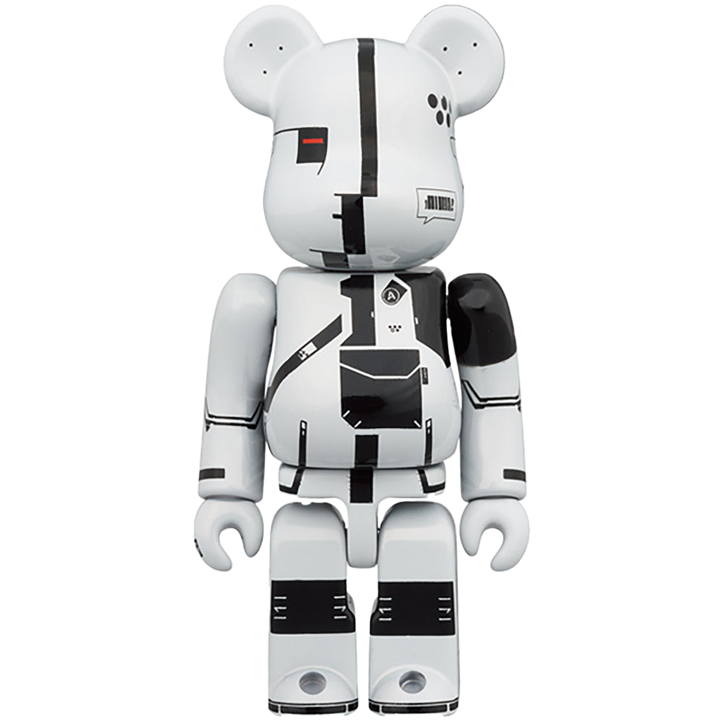 BE@RBRICK ΛCRONYM (R) WHITE CHROME 100％ & 400％