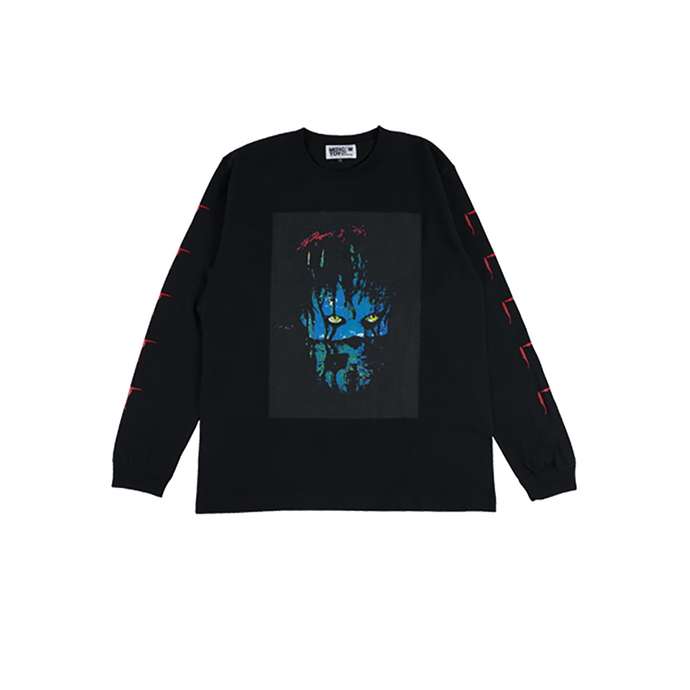 MLE「IT」シリーズ L/S TEE “HALF FACE”_0