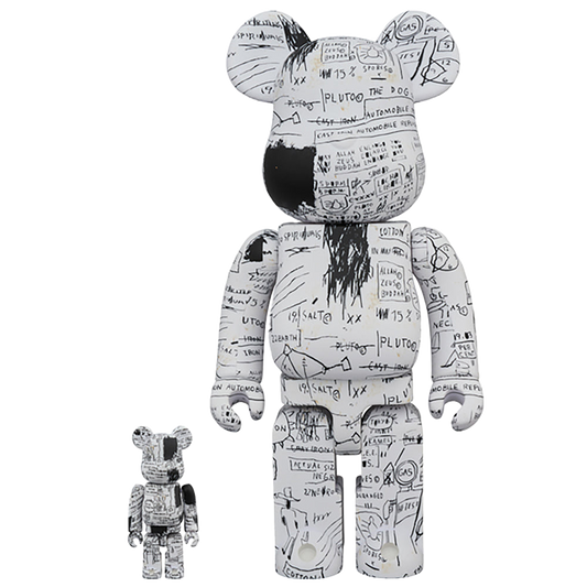 BE@RBRICK JEAN-MICHEL BASQUIAT #3 100％ & 400％