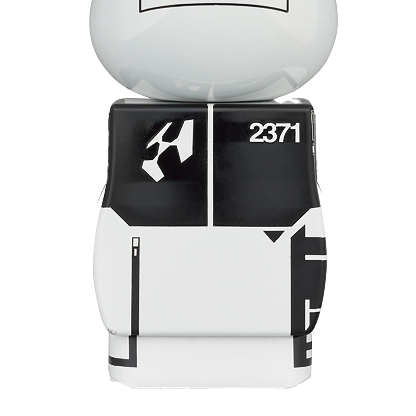 BE@RBRICK ΛCRONYM (R) WHITE CHROME 100％ & 400％