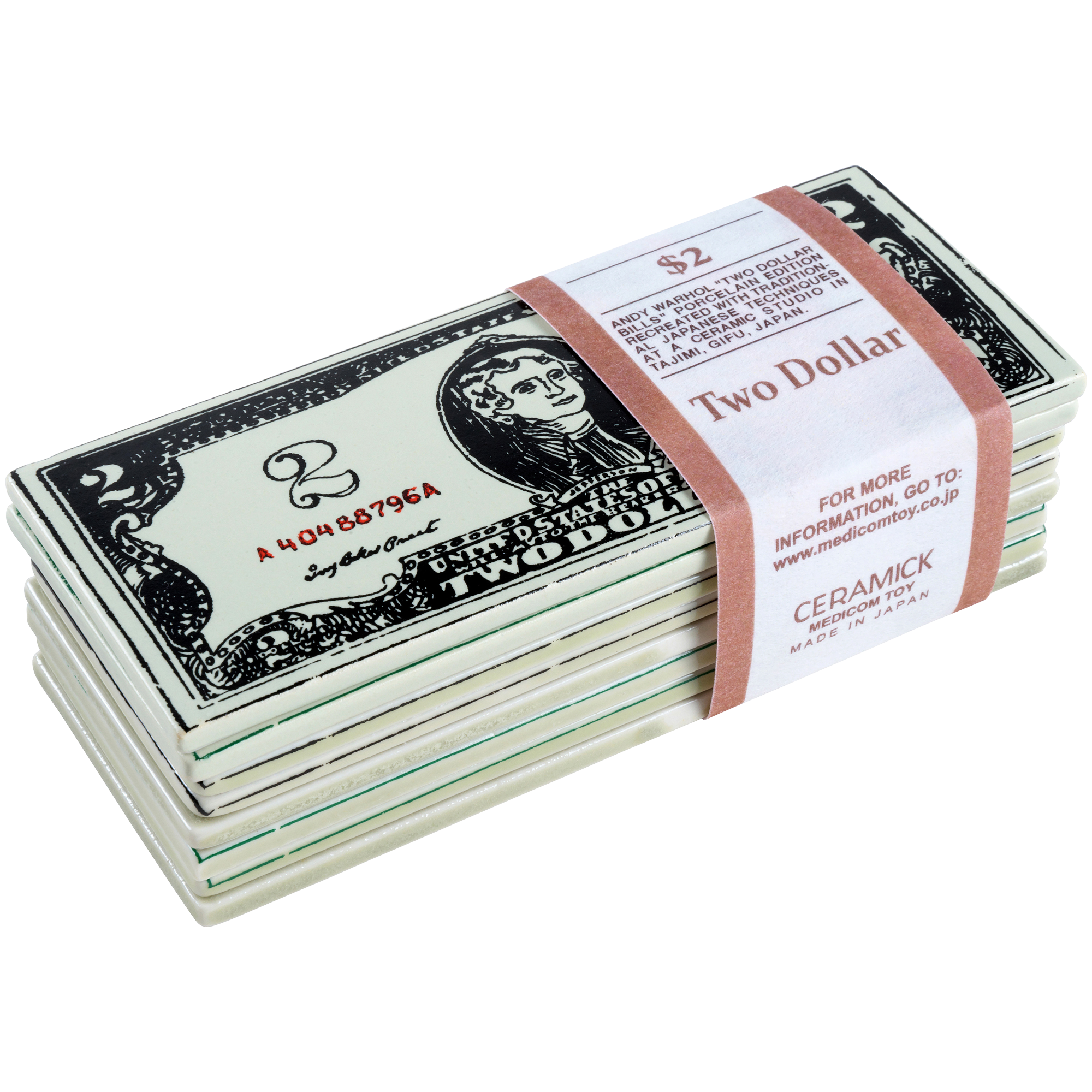 MLE CERAMICK ANDY WARHOL "Two Dollar Bills"《2027年2月発売予定》_0