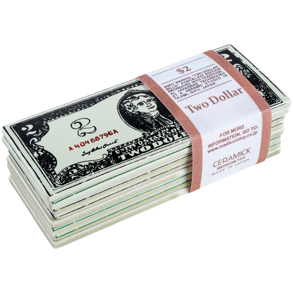MLE CERAMICK ANDY WARHOL "Two Dollar Bills"《2027年2月発売予定》_0