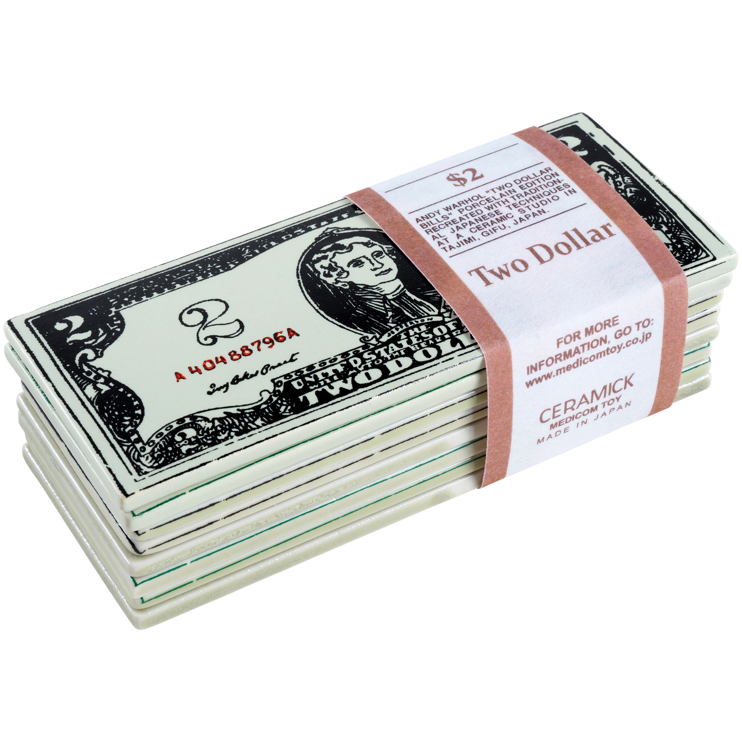 MLE CERAMICK ANDY WARHOL "Two Dollar Bills"《2027年2月発売予定》_0