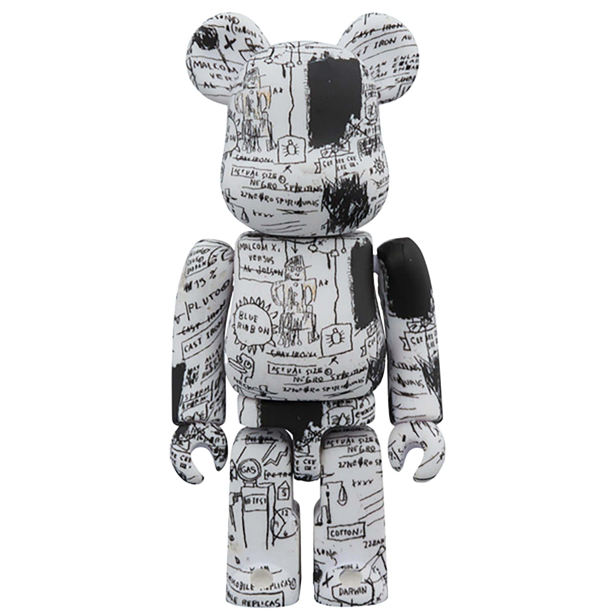 BE@RBRICK JEAN-MICHEL BASQUIAT #3 100％ & 400％