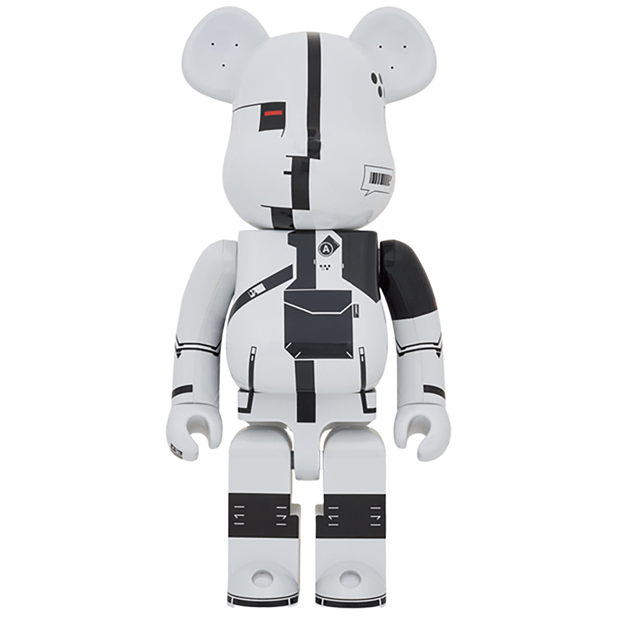 BE@RBRICK ΛCRONYM (R) WHITE CHROME 1000％