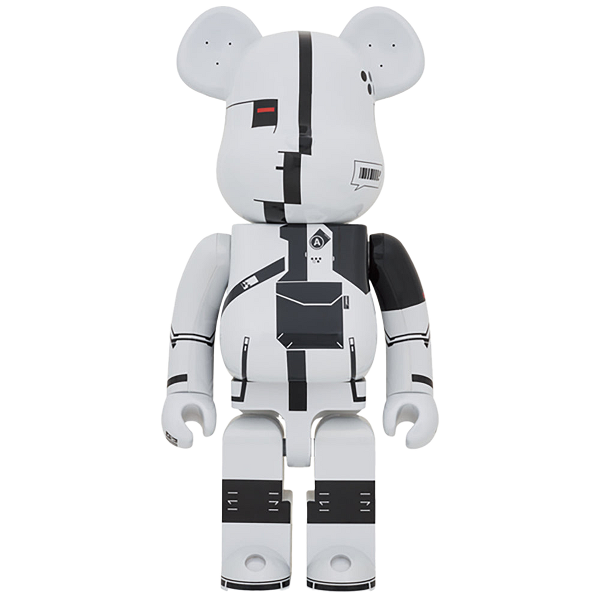 BE@RBRICK ΛCRONYM (R) WHITE CHROME 1000％