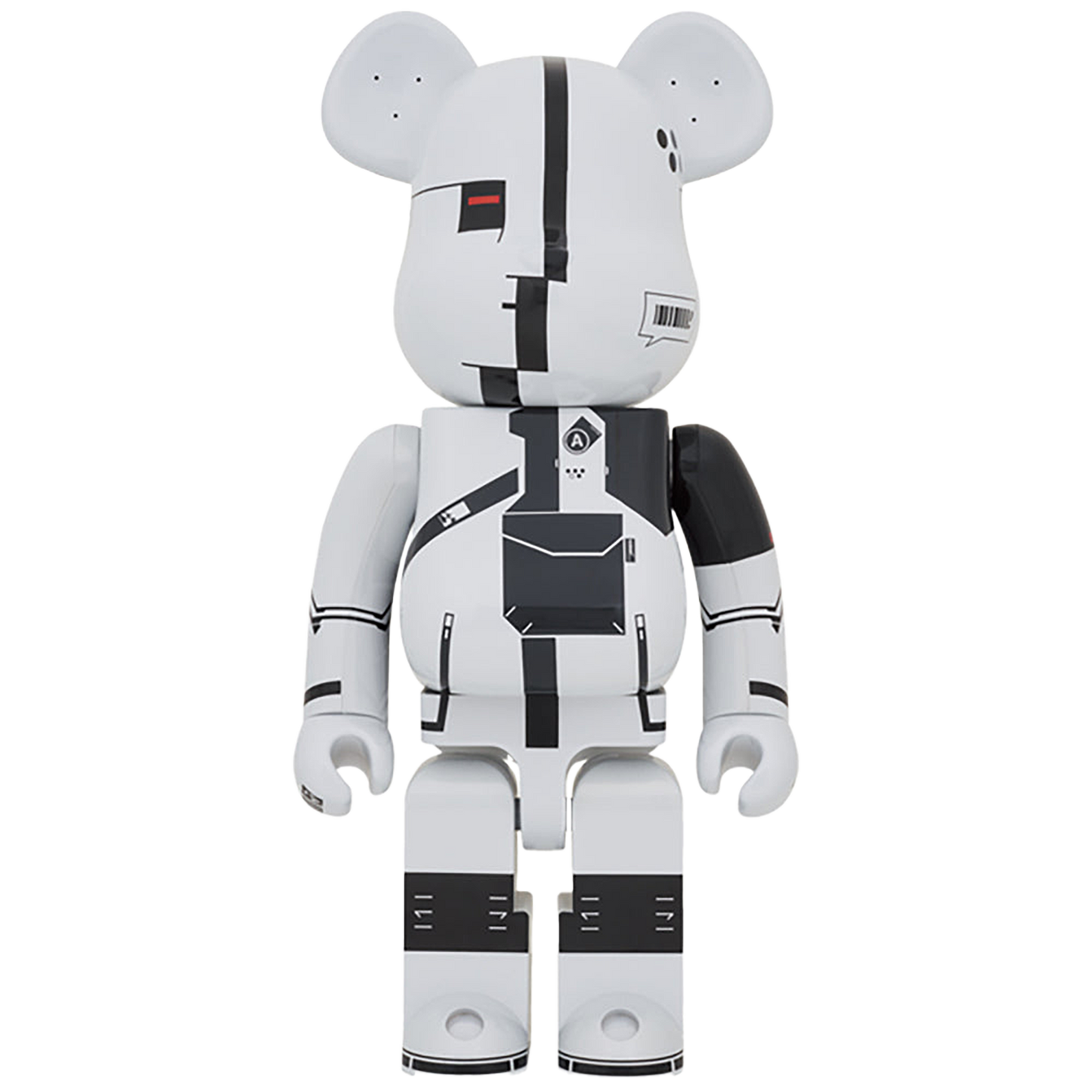 BE@RBRICK ΛCRONYM (R) WHITE CHROME 1000％