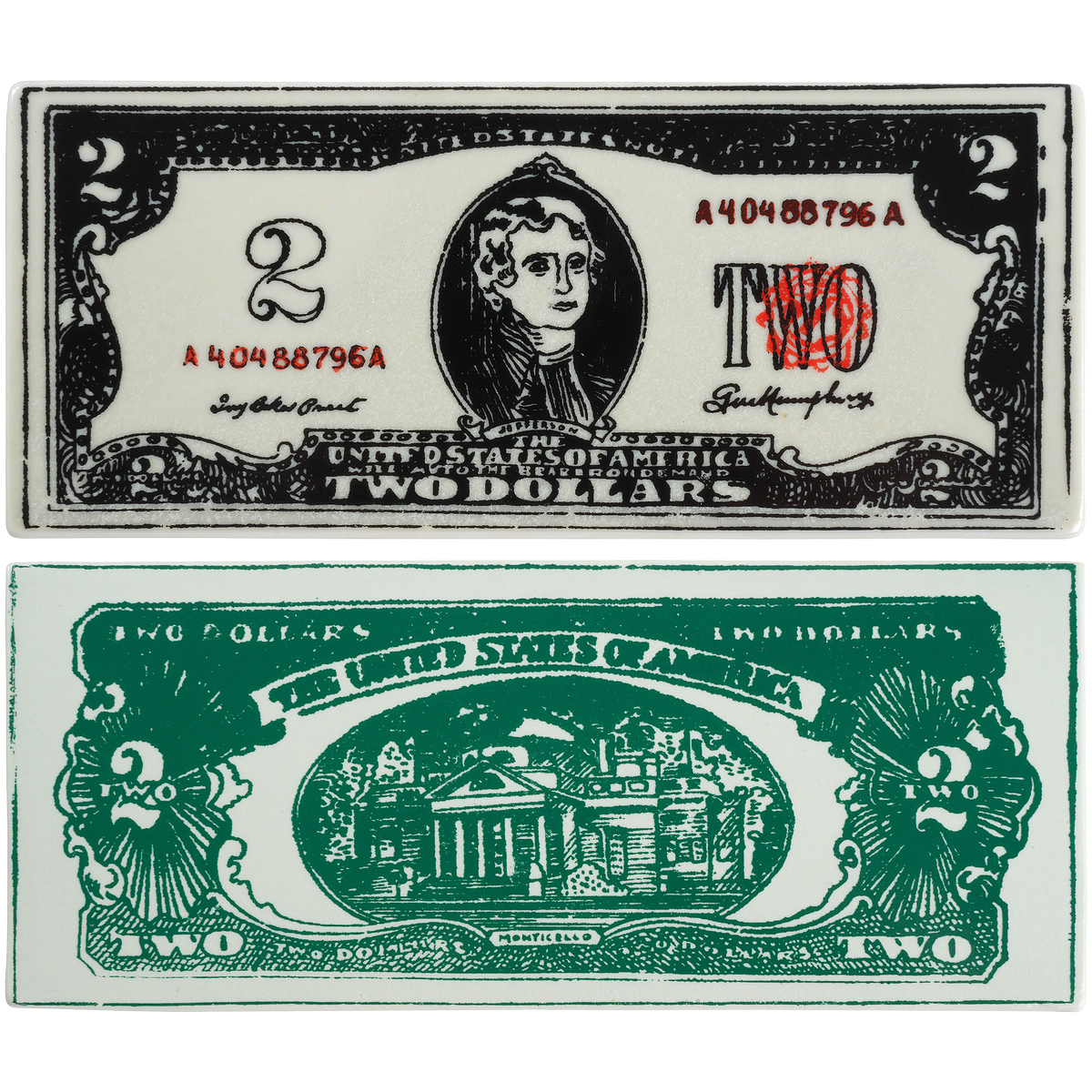 MLE CERAMICK ANDY WARHOL "Two Dollar Bills"《2027年2月発売予定》_1
