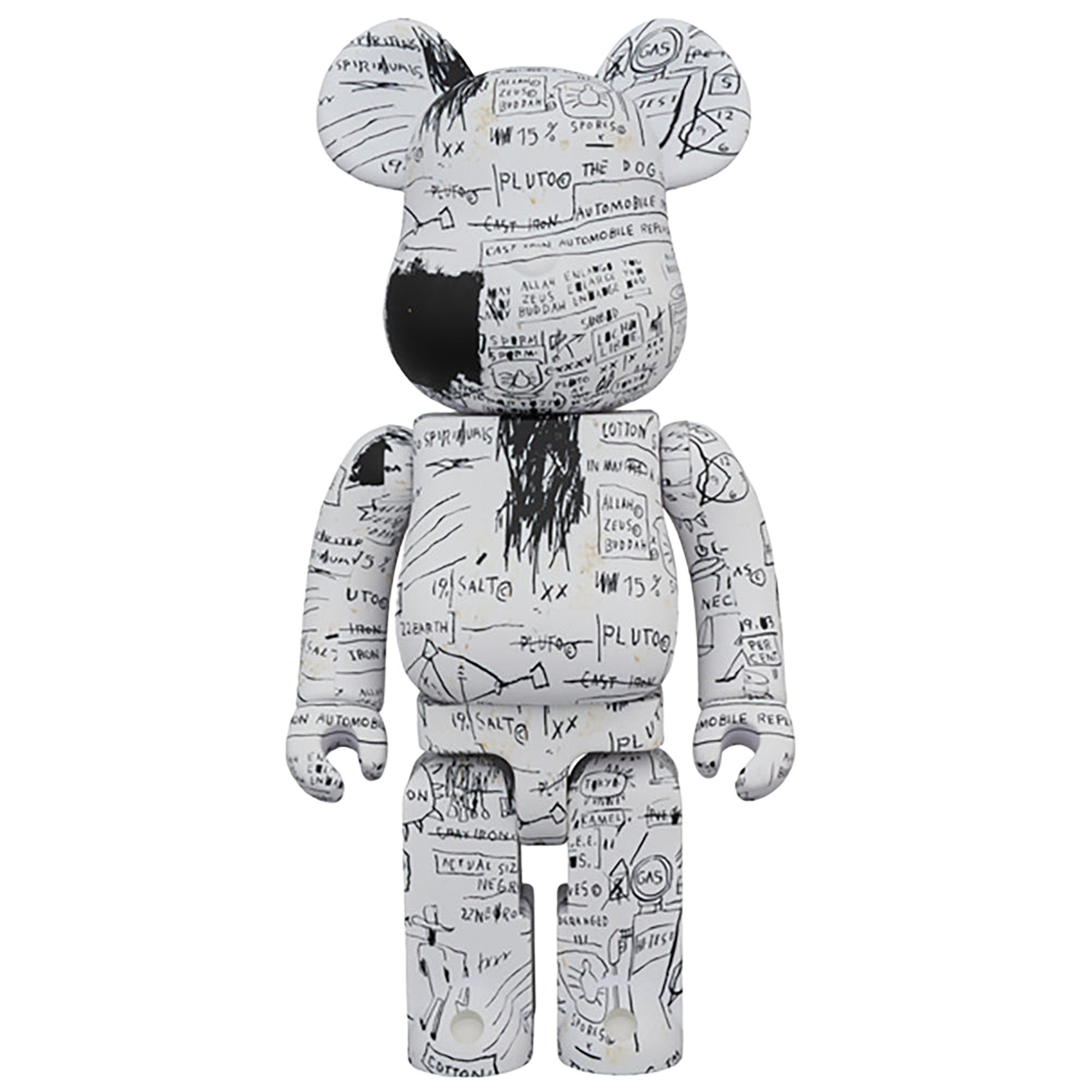 BE@RBRICK JEAN-MICHEL BASQUIAT #3 100％ & 400％