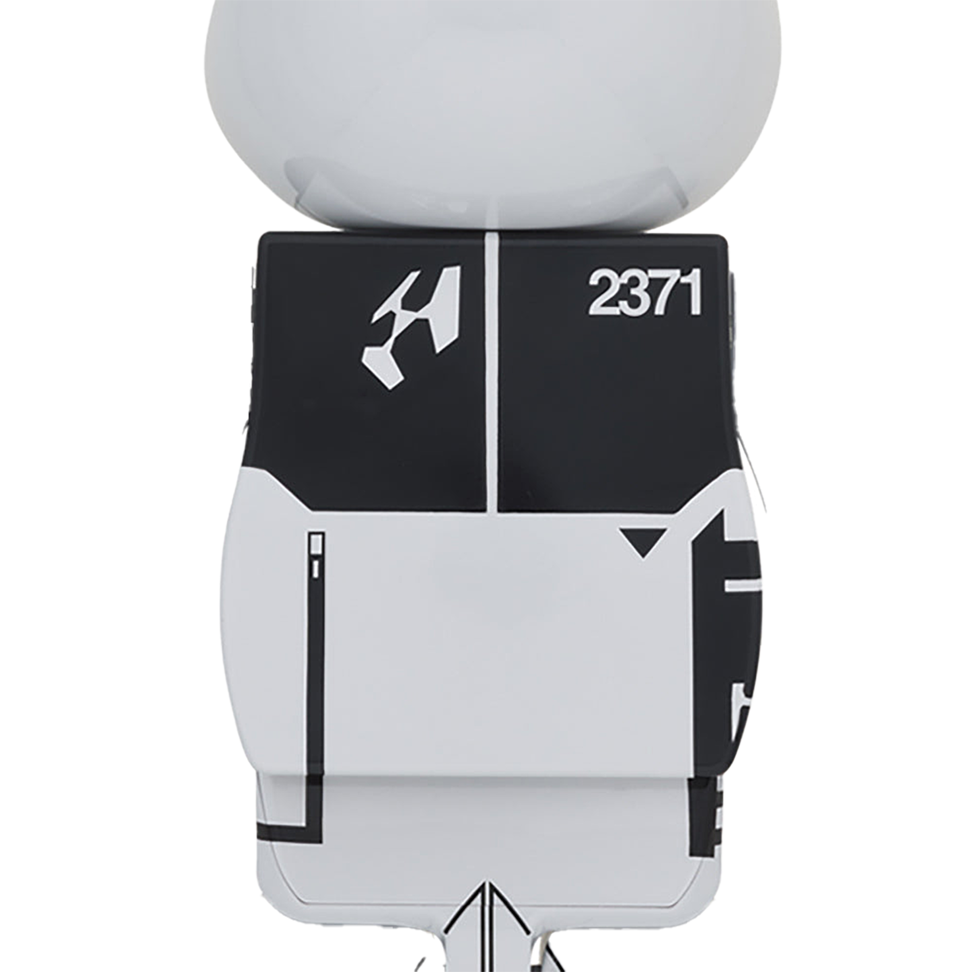 BE@RBRICK ΛCRONYM (R) WHITE CHROME 1000％