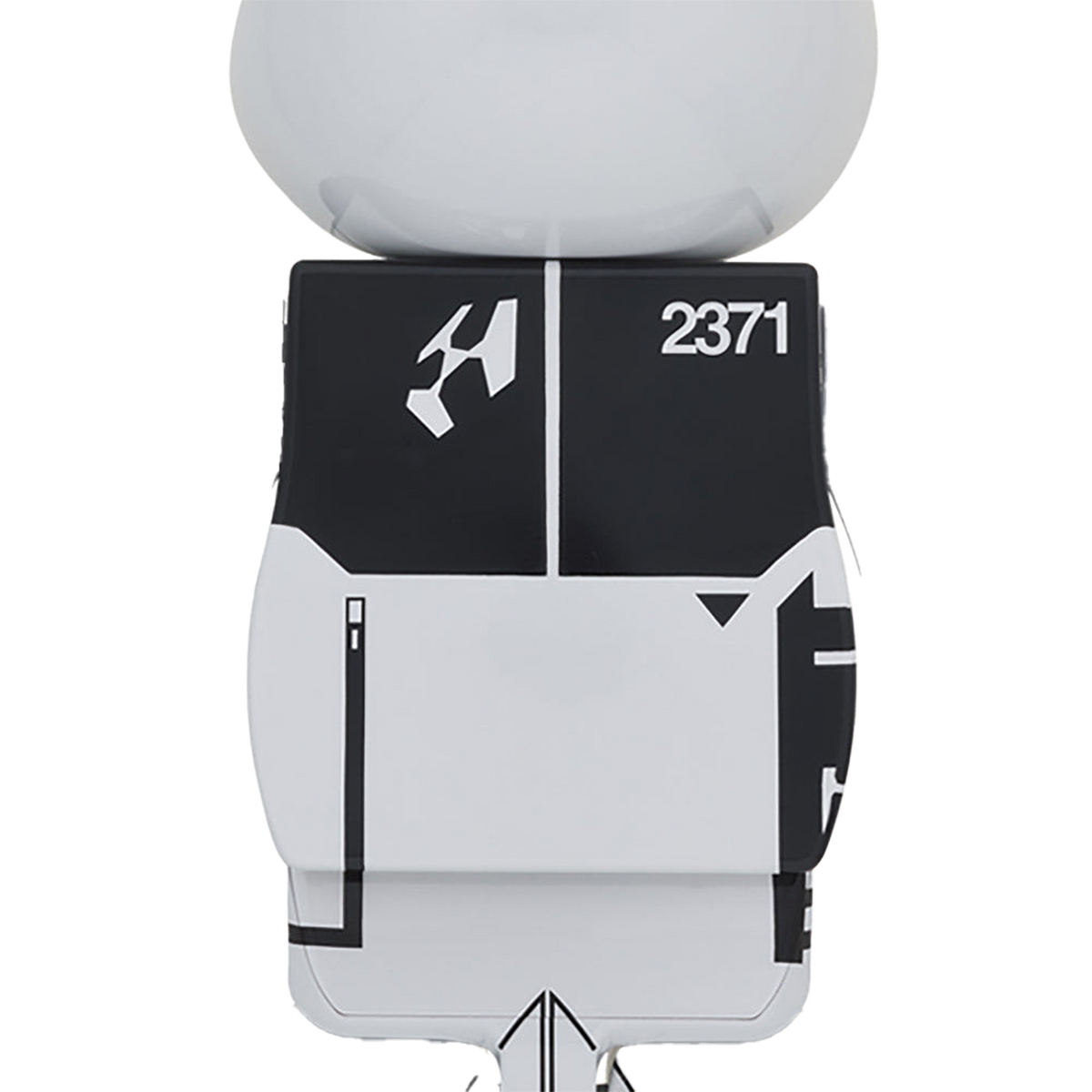 BE@RBRICK ΛCRONYM (R) WHITE CHROME 1000％