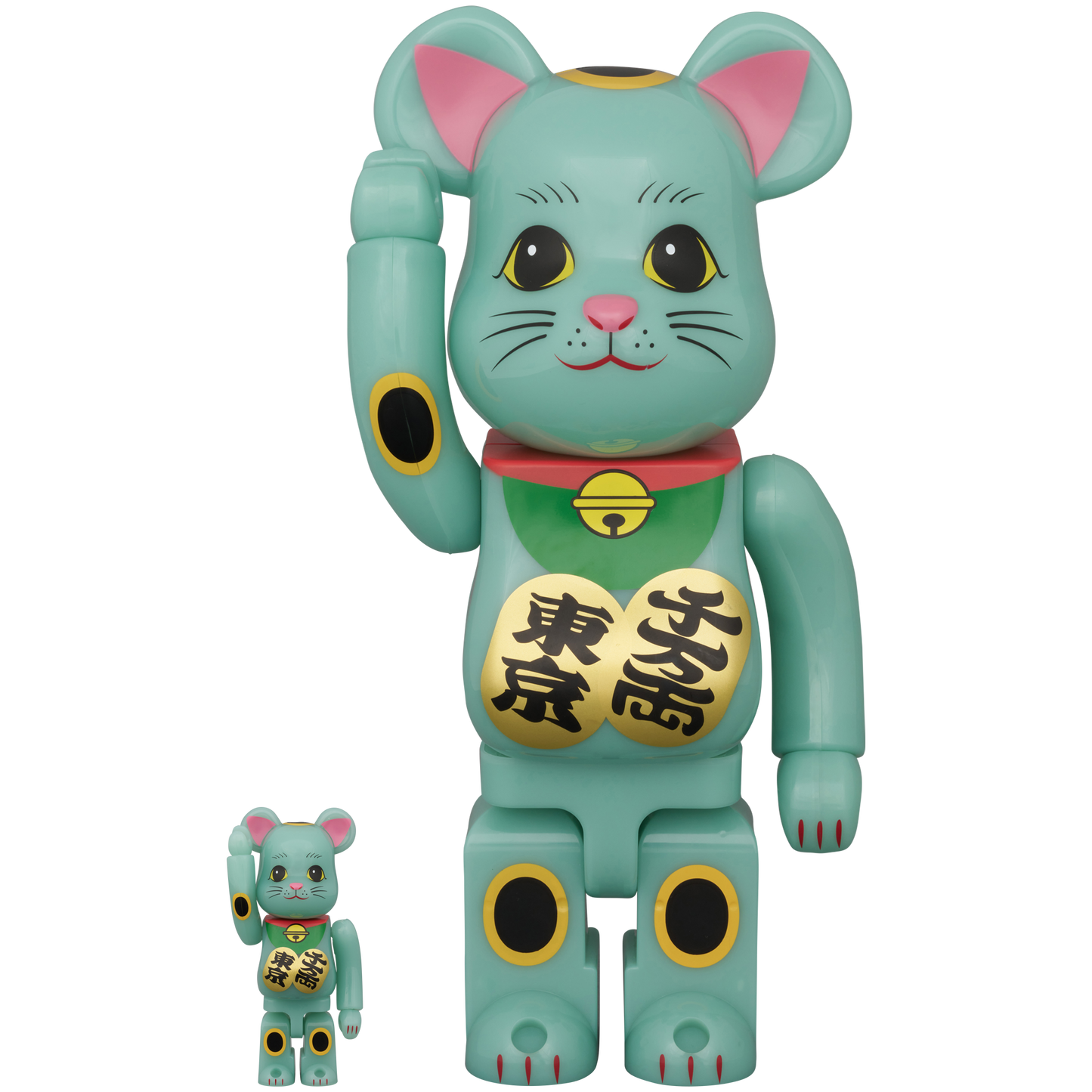 BE@RBRICK 招き猫 千万両・東京 翡翠 100％ & 400％《2026年9月発売予定》_0