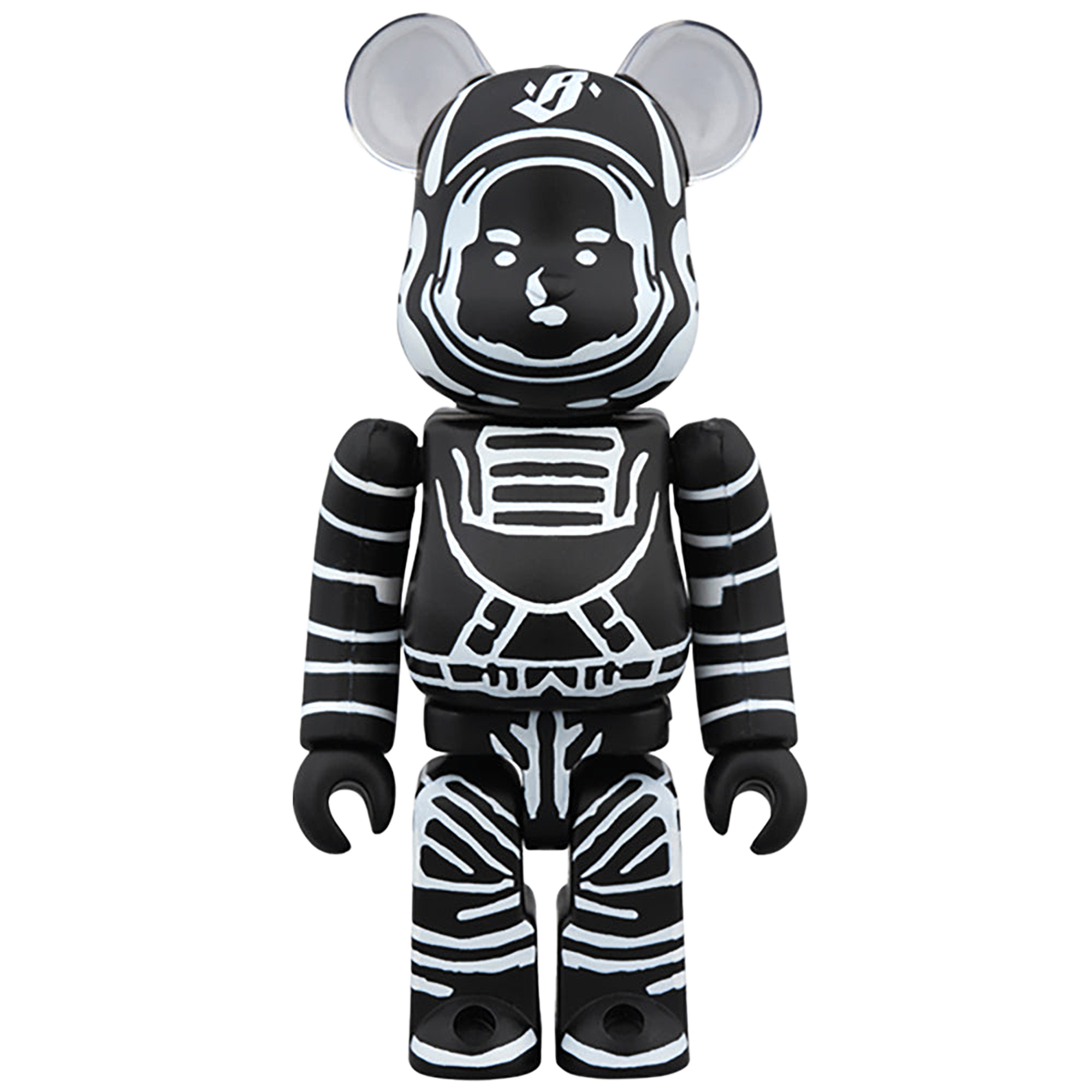 BE@RBRICK BILLIONAIRE BOYS CLUB ASTRONAUT BLACK 100％ & 400％