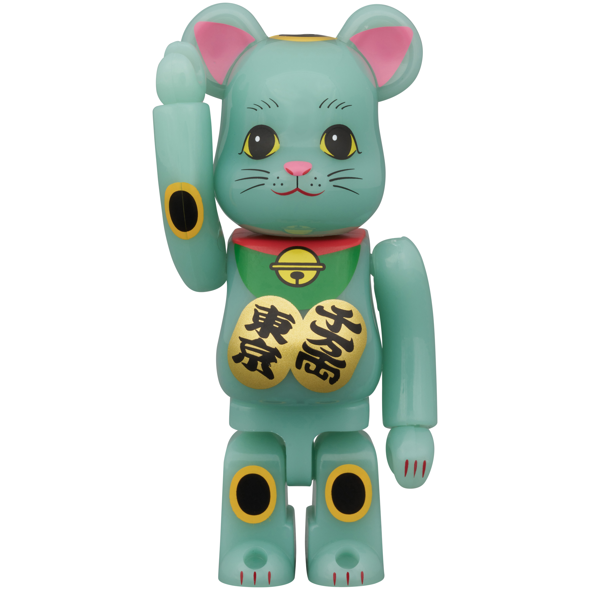 BE@RBRICK 招き猫 千万両・東京 翡翠 100％ & 400％《2026年9月発売予定》_1