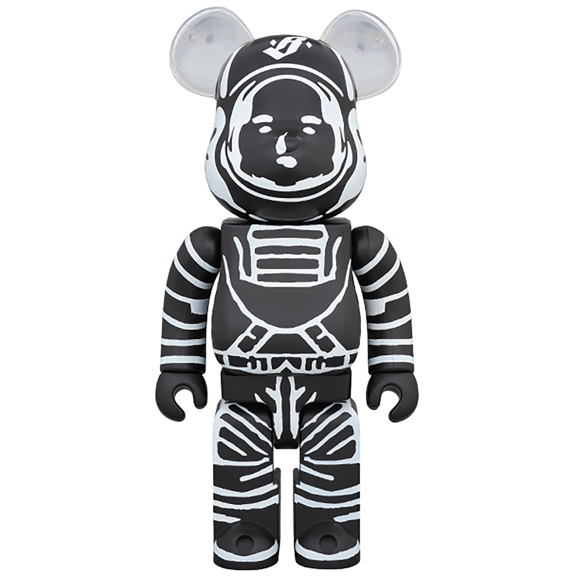 BE@RBRICK BILLIONAIRE BOYS CLUB ASTRONAUT BLACK 100％ & 400％