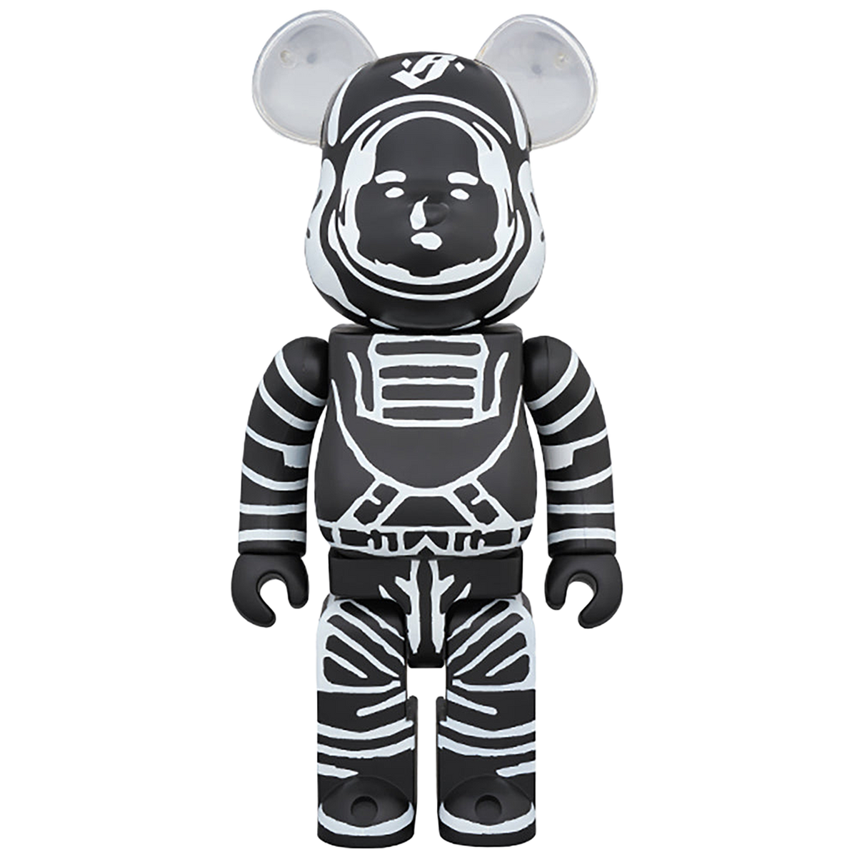 BE@RBRICK BILLIONAIRE BOYS CLUB ASTRONAUT BLACK 100％ & 400％