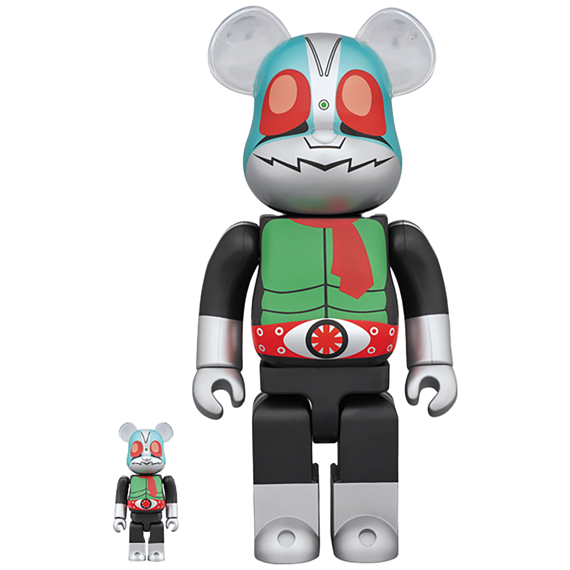 BE@RBRICK 仮面ライダー新1号 100％ ＆ 400％セット