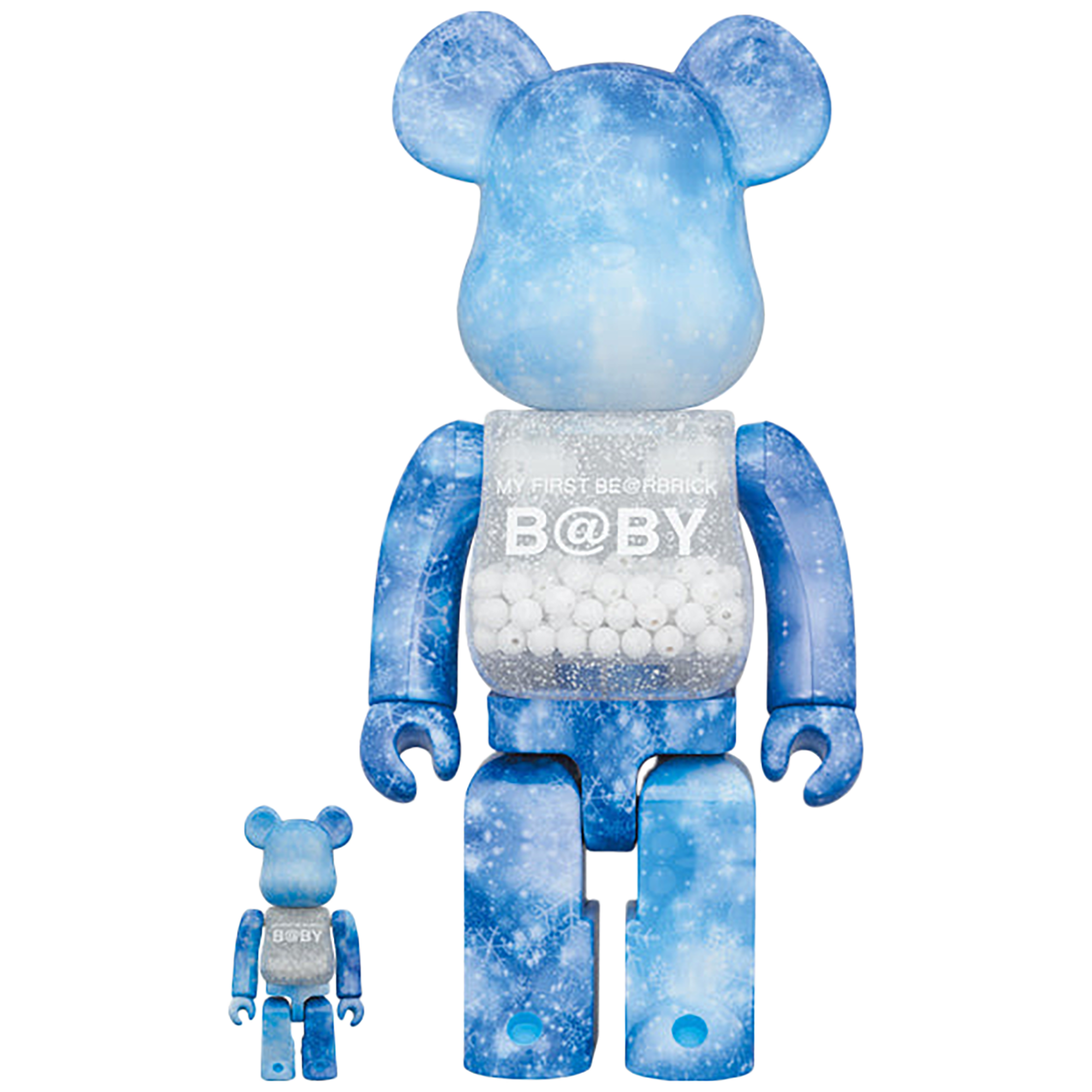MY FIRST BE@RBRICK B@BY CRYSTAL OF SNOW Ver. 100％ & 400％