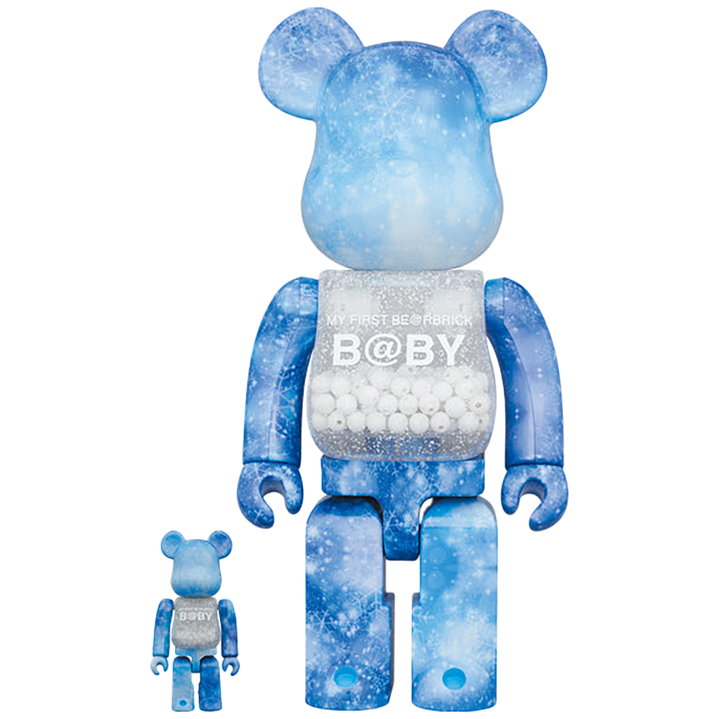 MY FIRST BE@RBRICK B@BY CRYSTAL OF SNOW Ver. 100％ & 400％