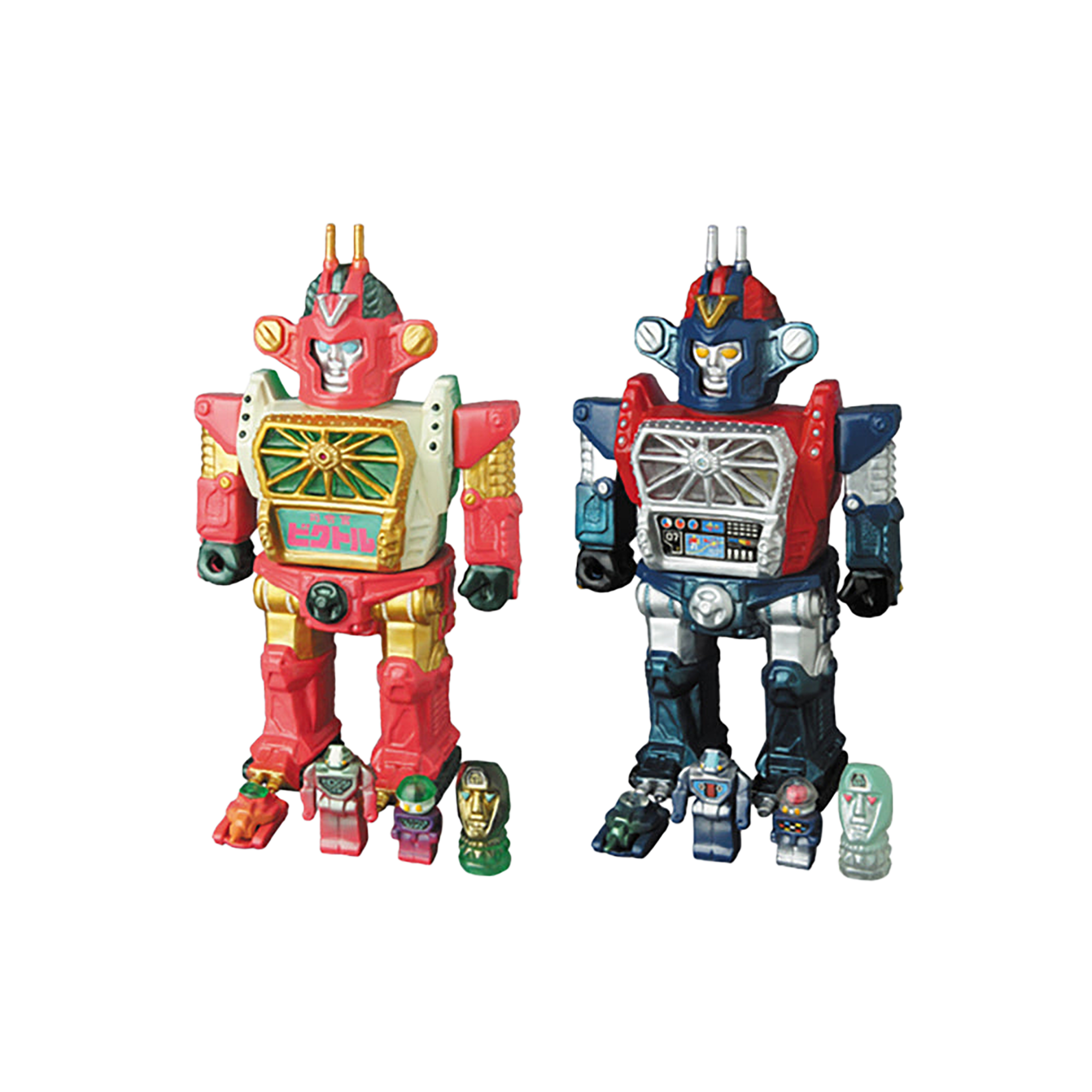 クローンローダー司令官ビクトル + ミニロボット4体セット（ピンクセット / ブルーセット）