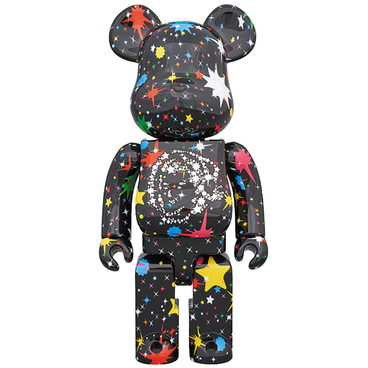 BE@RBRICK BILLIONAIRE BOYS CLUB STARFIELD BLACK 100％ & 400％