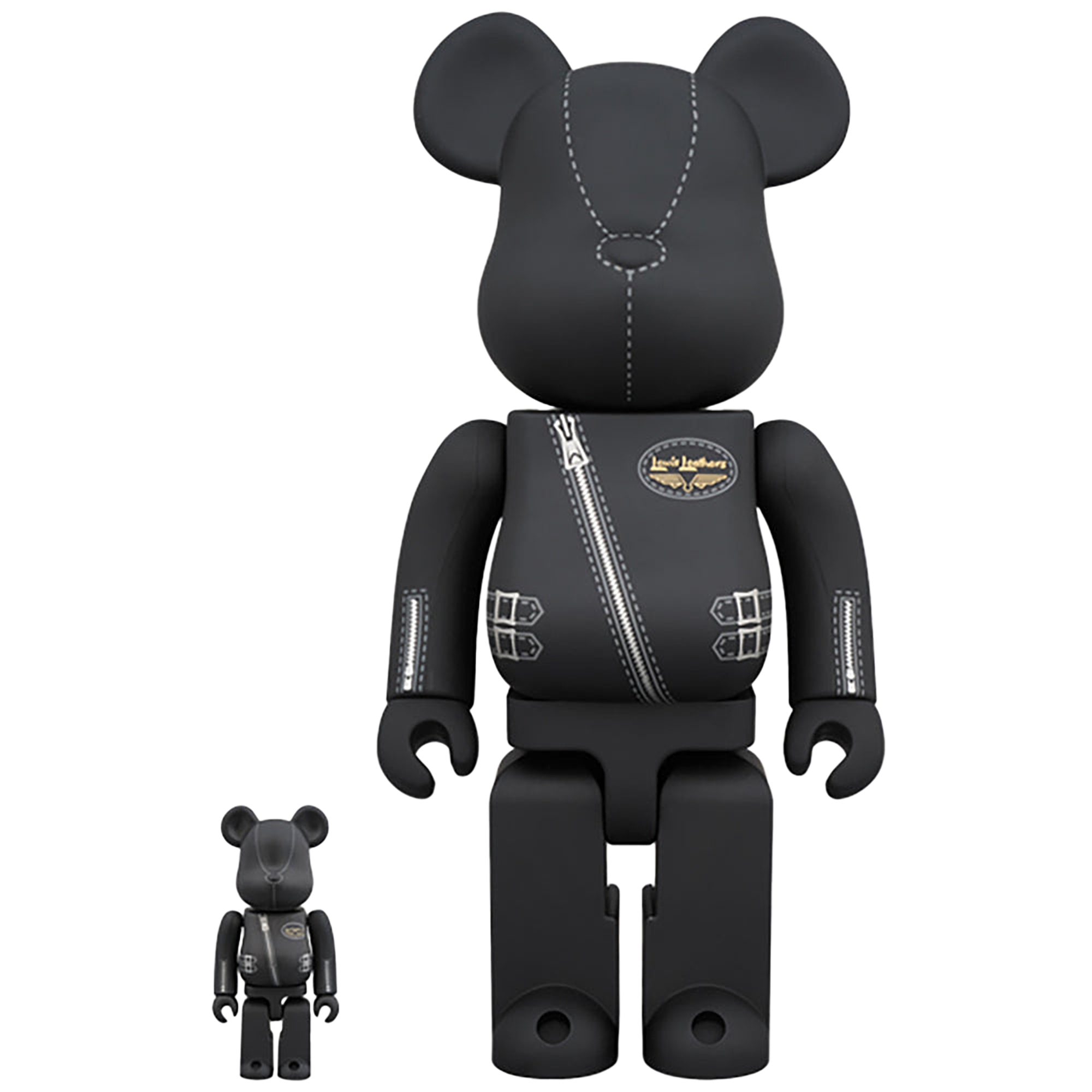 BE@RBRICK × Lewis Leathers 100％ & 400％