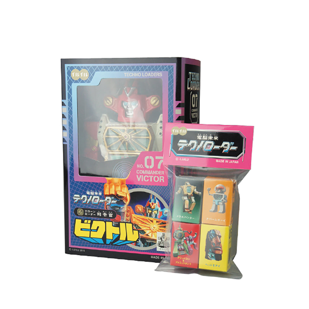 クローンローダー司令官ビクトル + ミニロボット4体セット（ピンクセット / ブルーセット）_4