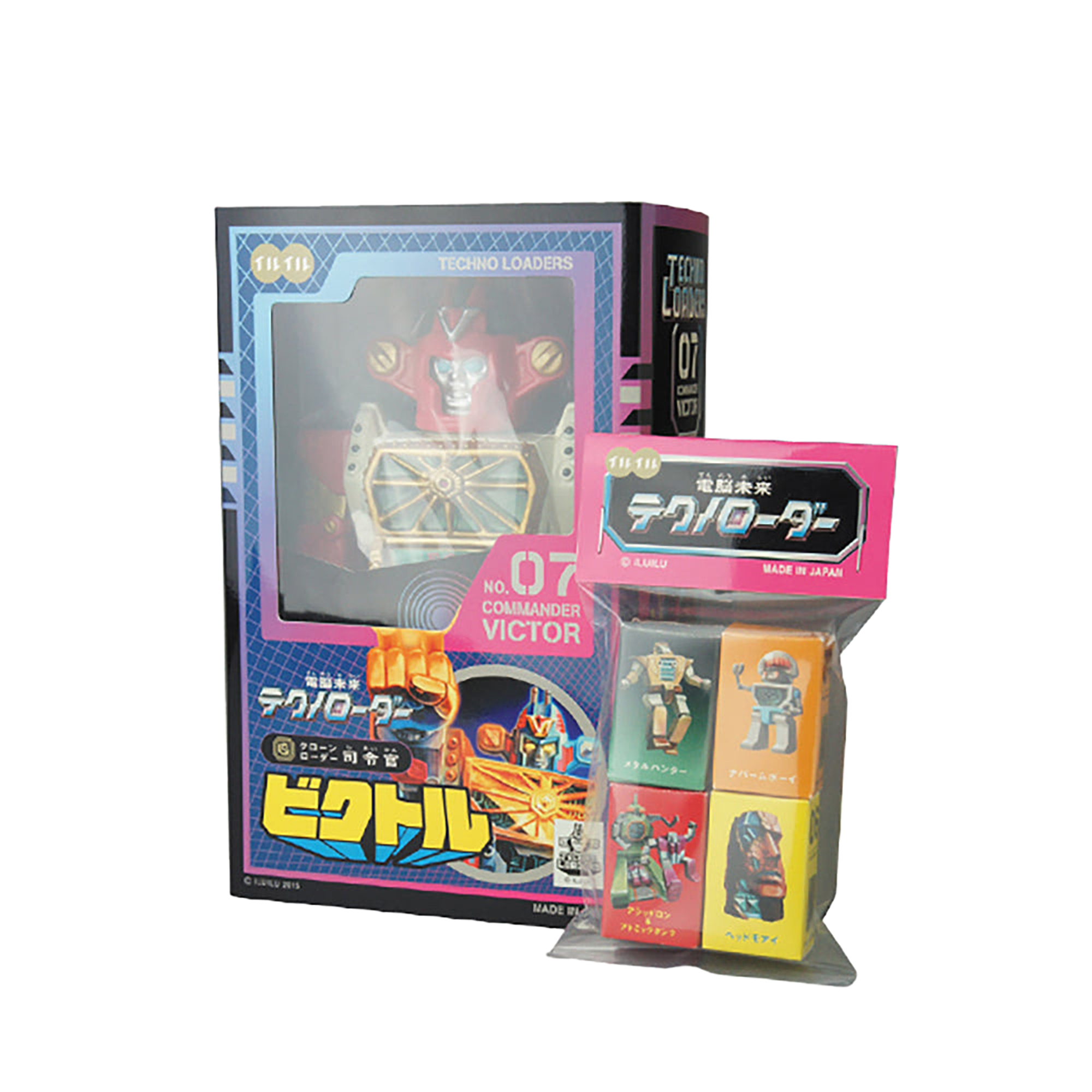 クローンローダー司令官ビクトル + ミニロボット4体セット（ピンクセット / ブルーセット）